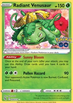 ACE 9 Radiant Venusaur 2022 Pokemon GO