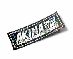 Modified Decals Akina Speed Stars Car Sticker