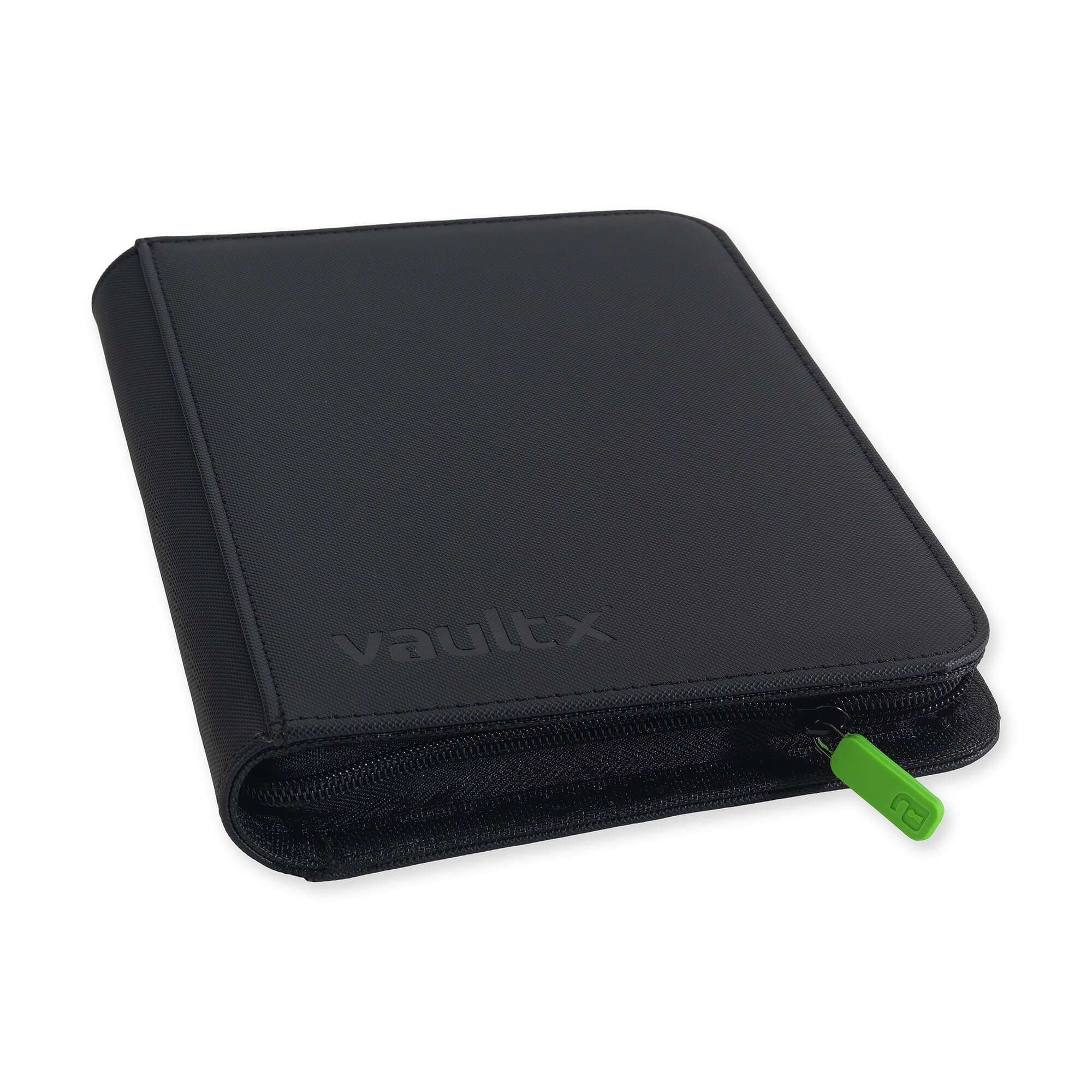 Vault X - 4 Pocket Exo-Tec Zip Binder - Black (Too Good To Bin)