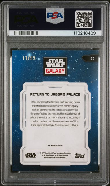 2024 TOPPS CHROME STAR WARS GALAXY #52 RETURN/JABBA'S PALACE WAVE2024 TOPPS CHROME STAR WARS GALAXY #52 RETURN/JABBA'S PALACE WAVE