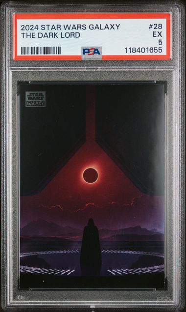 2024 TOPPS CHROME STAR WARS GALAXY #28 THE DARK LORD