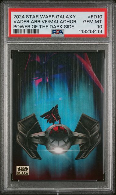 2024 TOPPS CHROME STAR WARS GALAXY POWER OF THE DARK SIDE #PD10 VADER ARRIVE/MALACHOR
