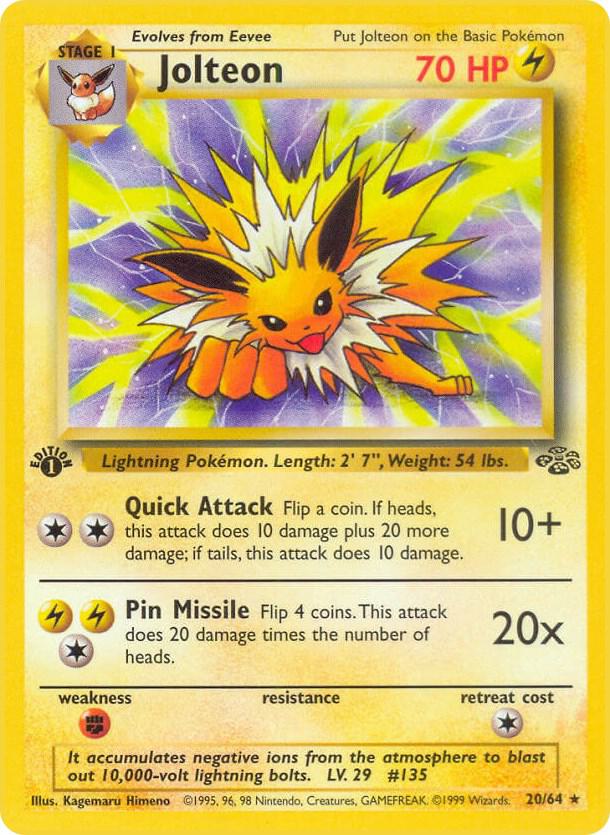 Jolteon (20) (JU 20/64)(dutch 1st ed)