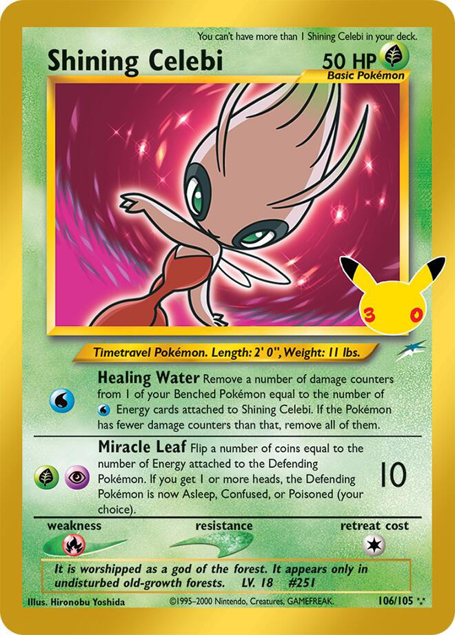 Shining Celebi (30C 106/105)