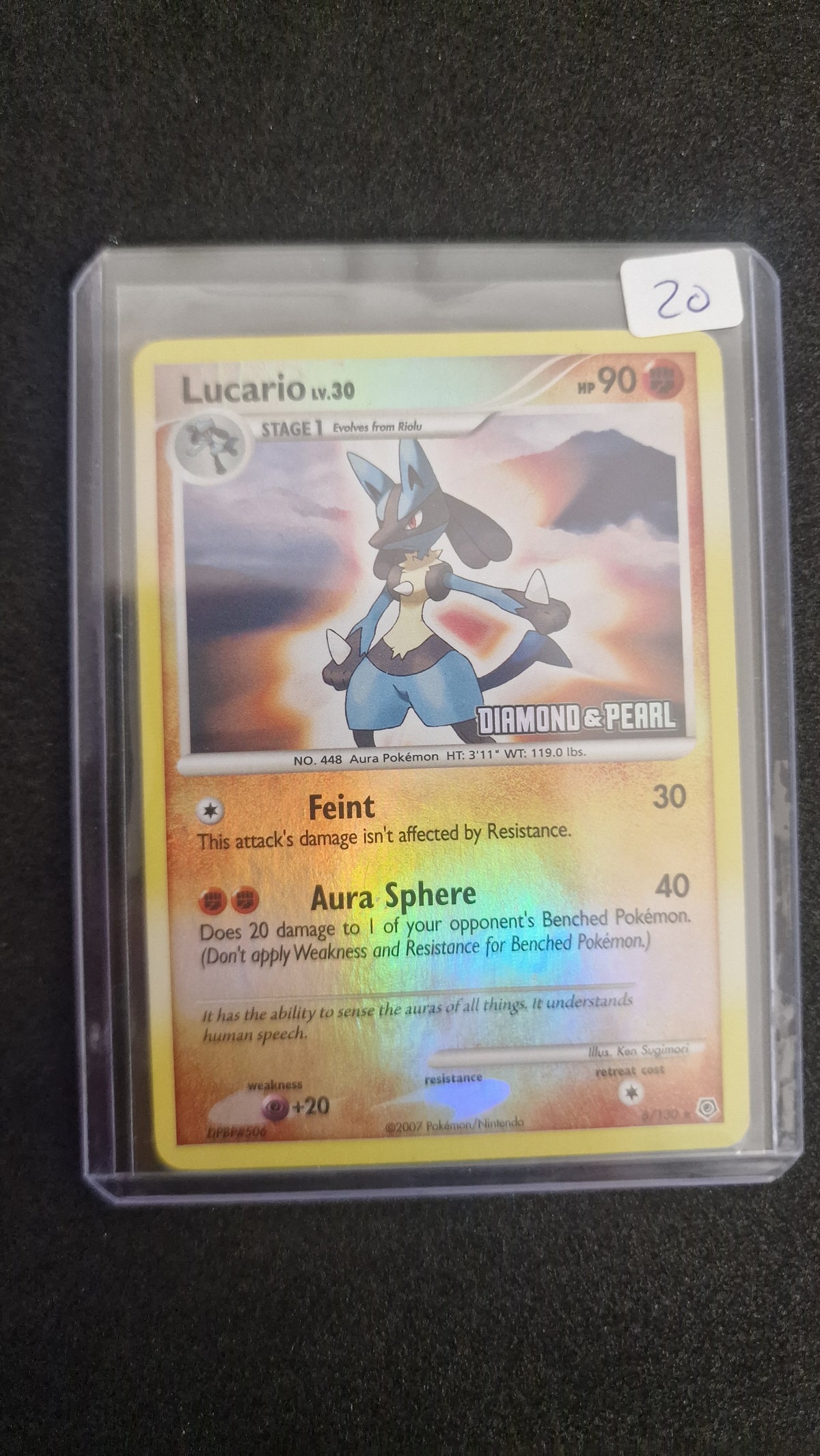 Lucario 6/130 Reverse Holo Diamond&Pearl