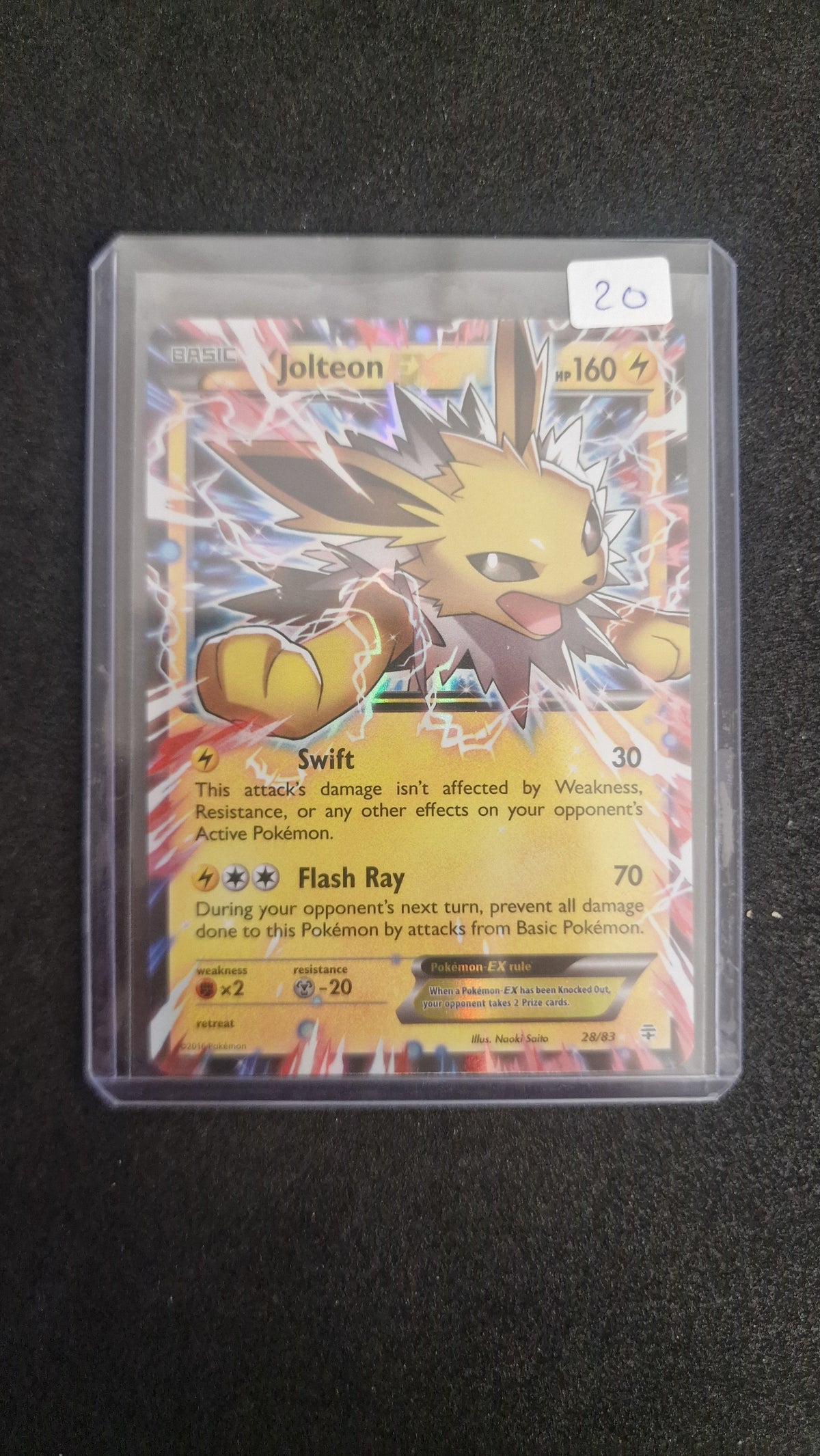 Jolteon EX 28/83 2016