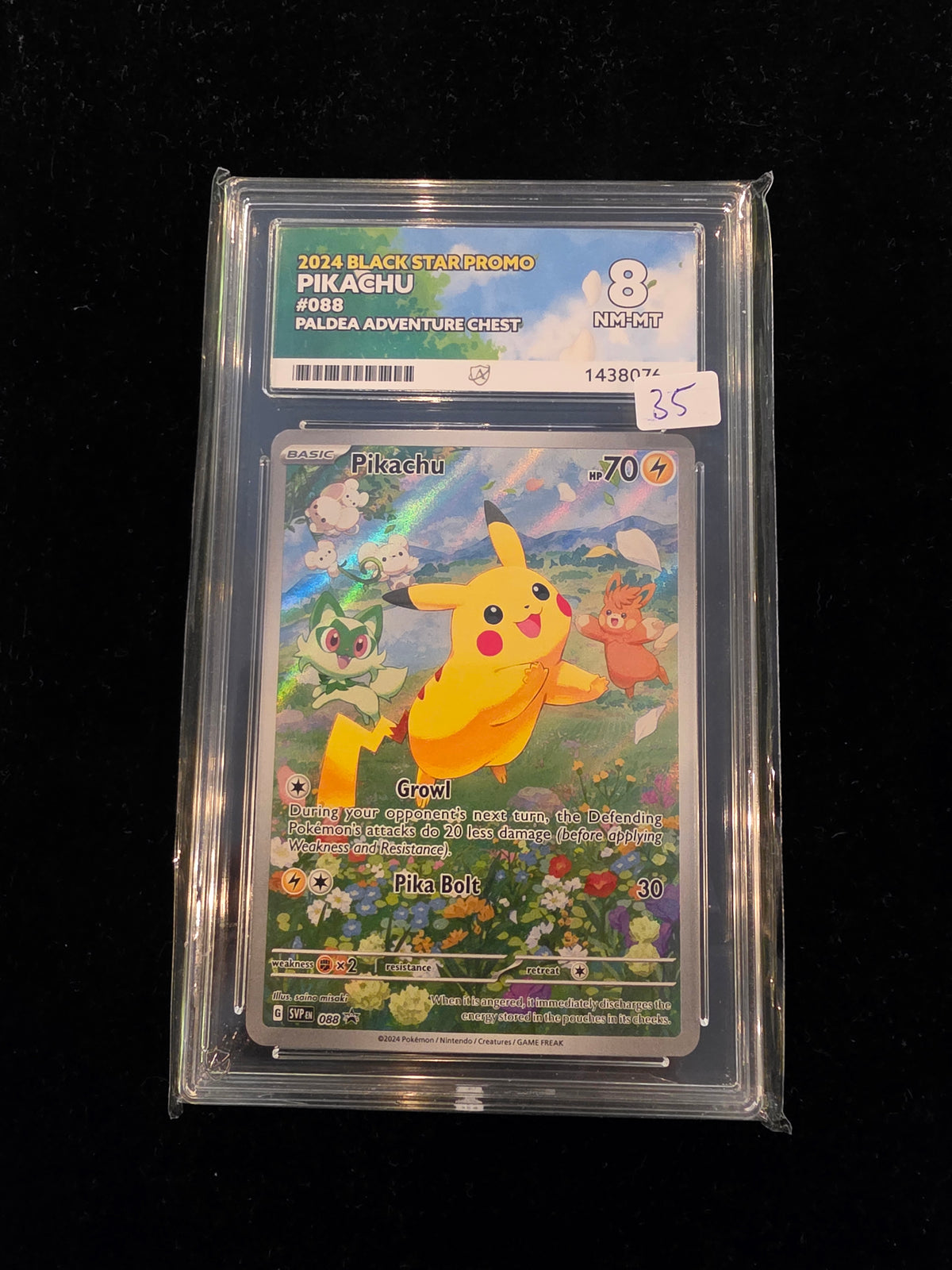 ACE NM-MT 8 2024 Black Star Promo Pikachu