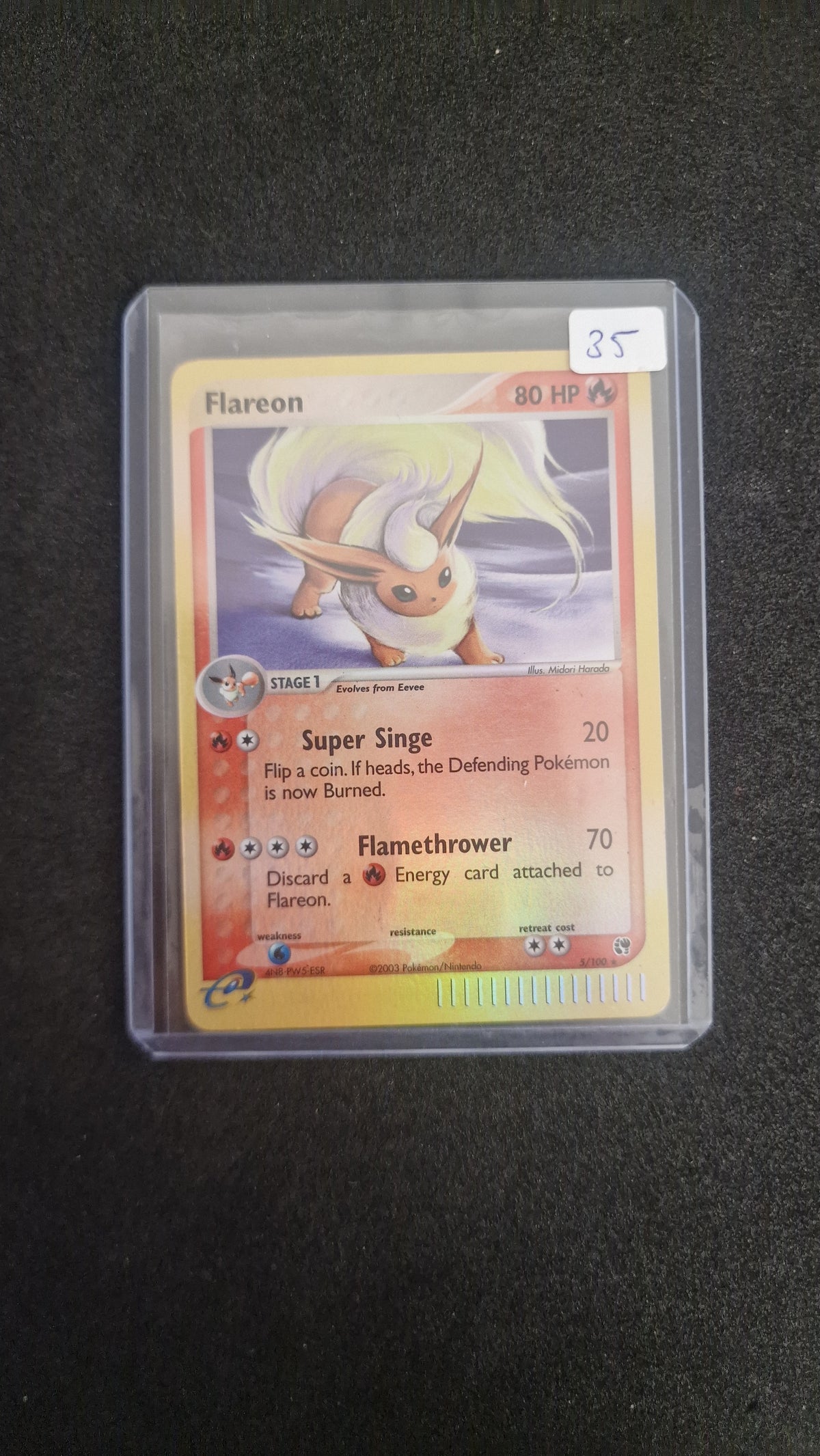 Flareon 5/100 2003 Reverse Holo