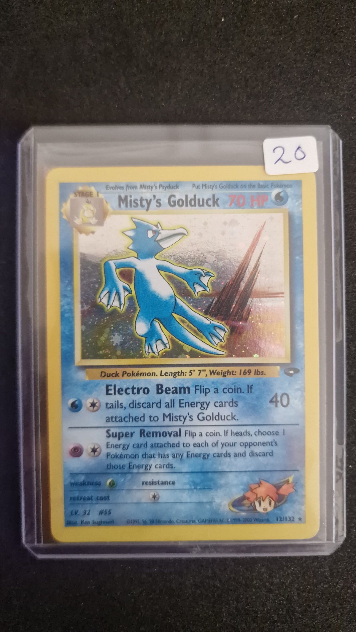 Misty's Golduck 12/132 Holo