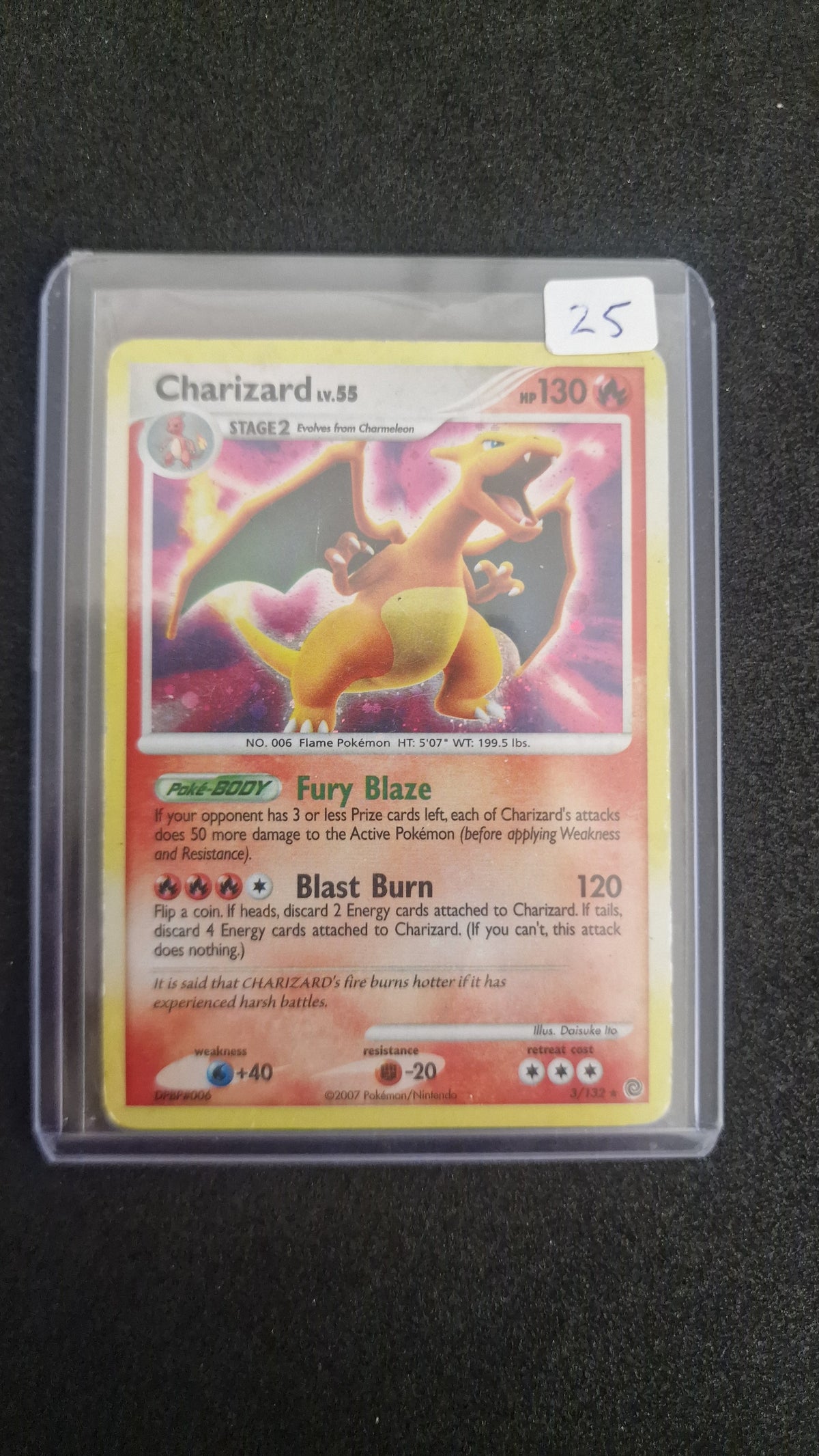 Charizard 3/132 HOLO 2007