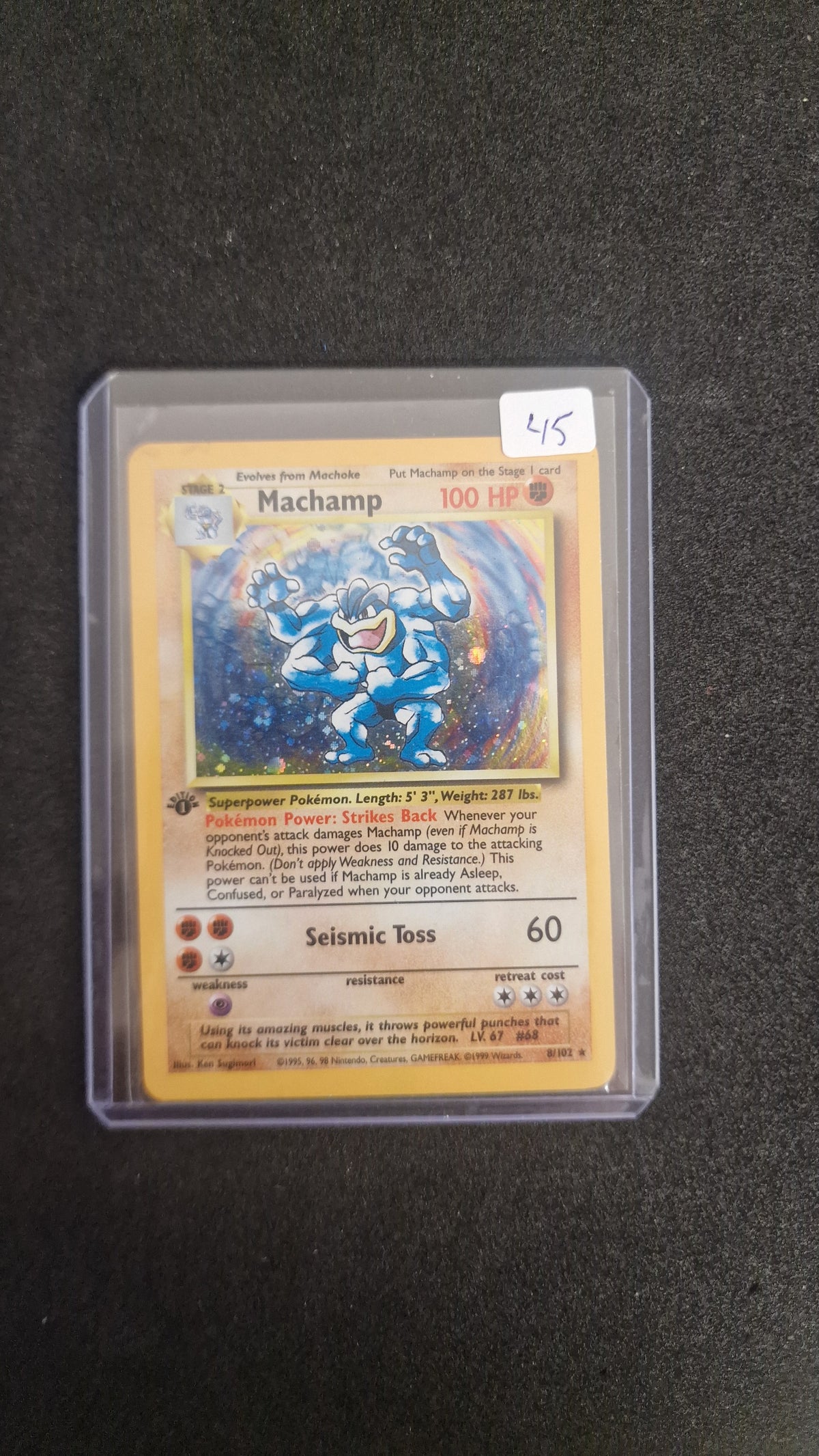 Machamp 1st Edition 8/102