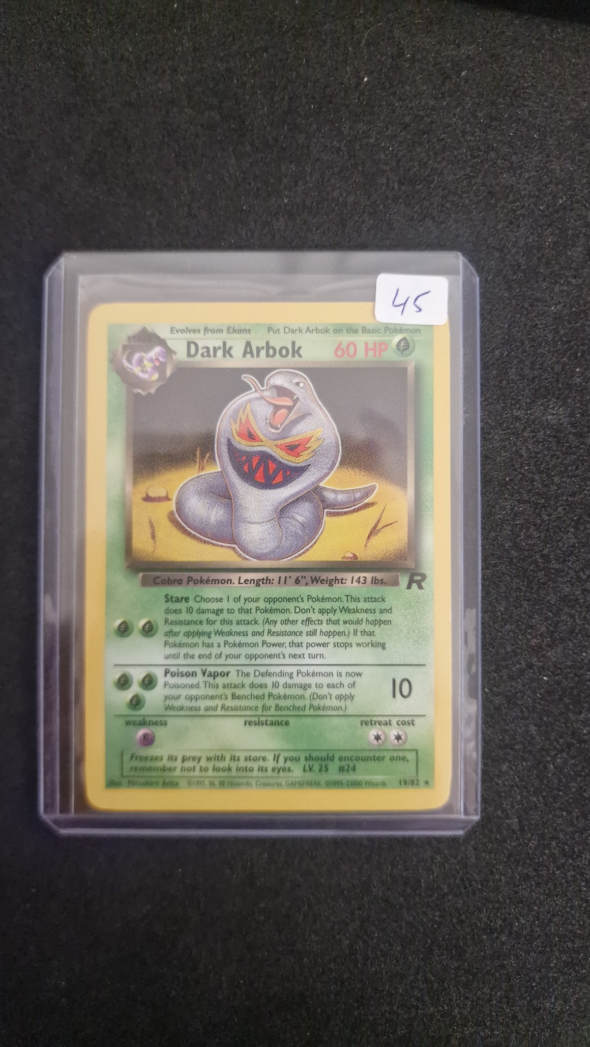 Dark Arbok 19/82