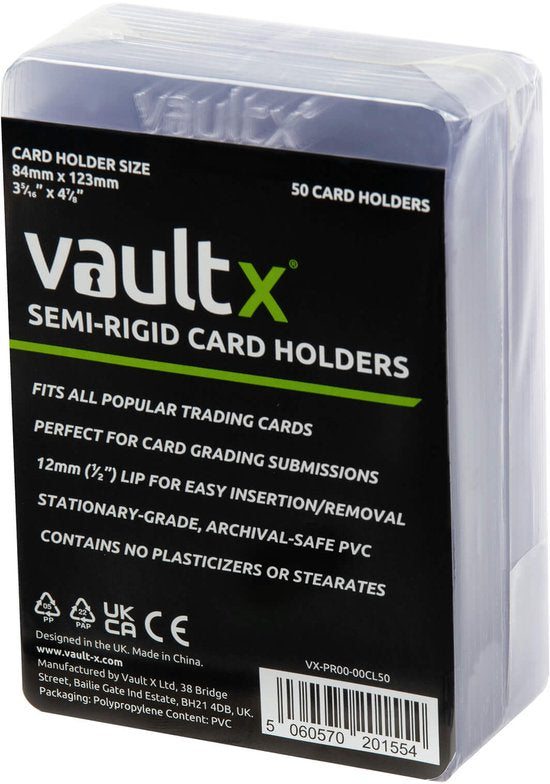 VAULT X SEMI-RIGID CARD HOLDERS