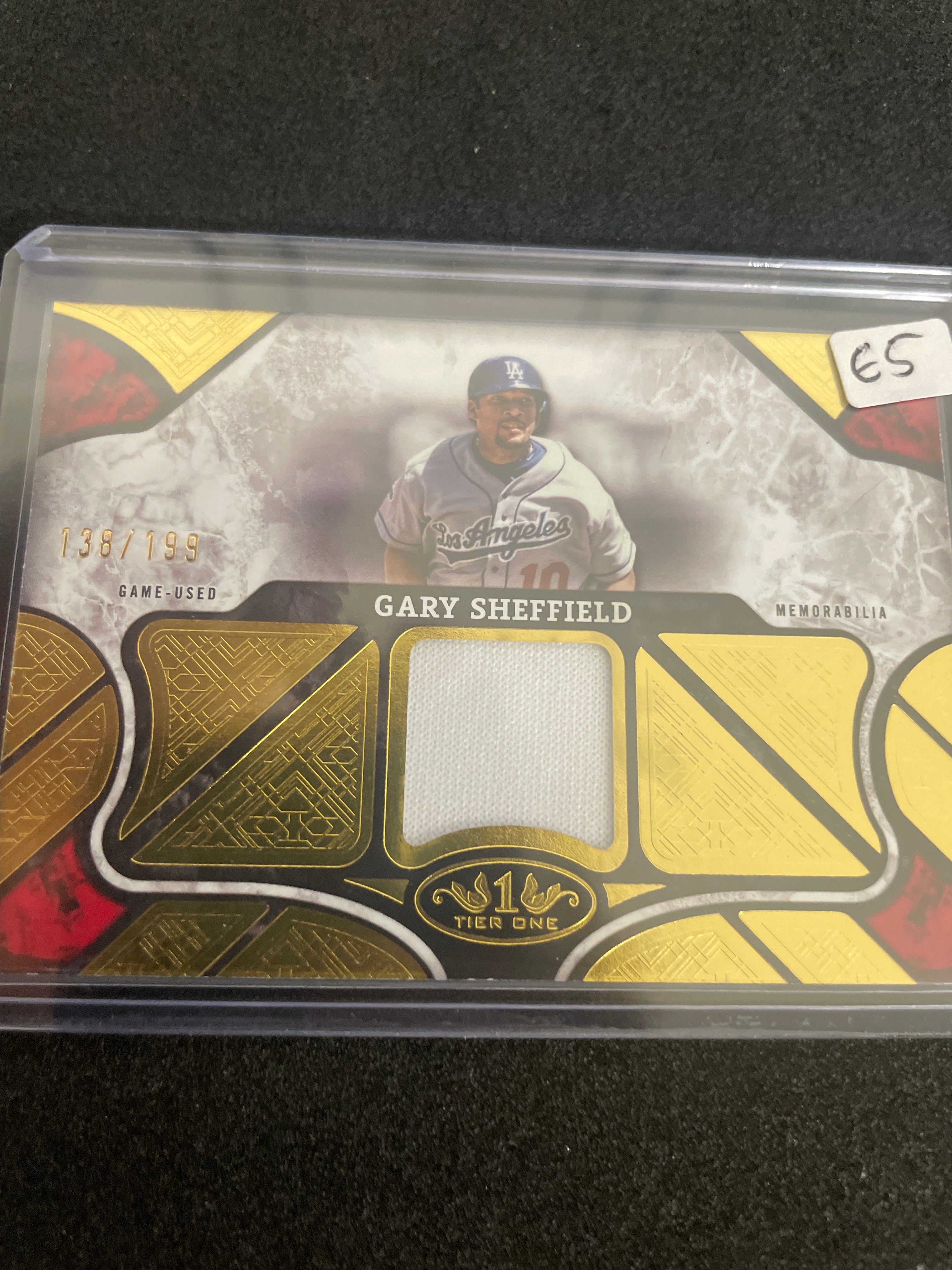 2025 Topps Tier One Baseball Gary Sheffield Relic /199