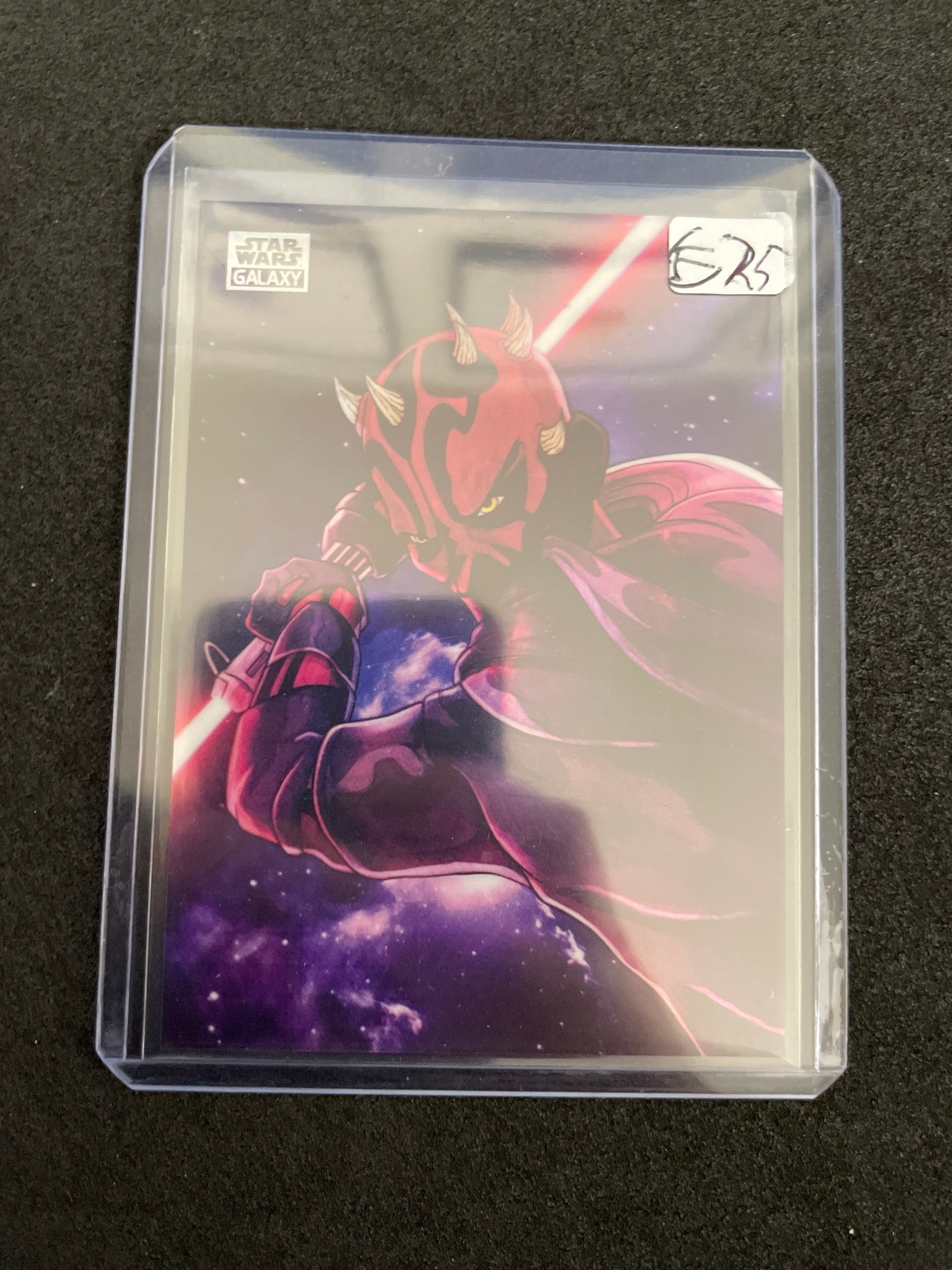 2024 Topps Star Wars Chrome Galaxy Galactic Maul /75 Prism refractor