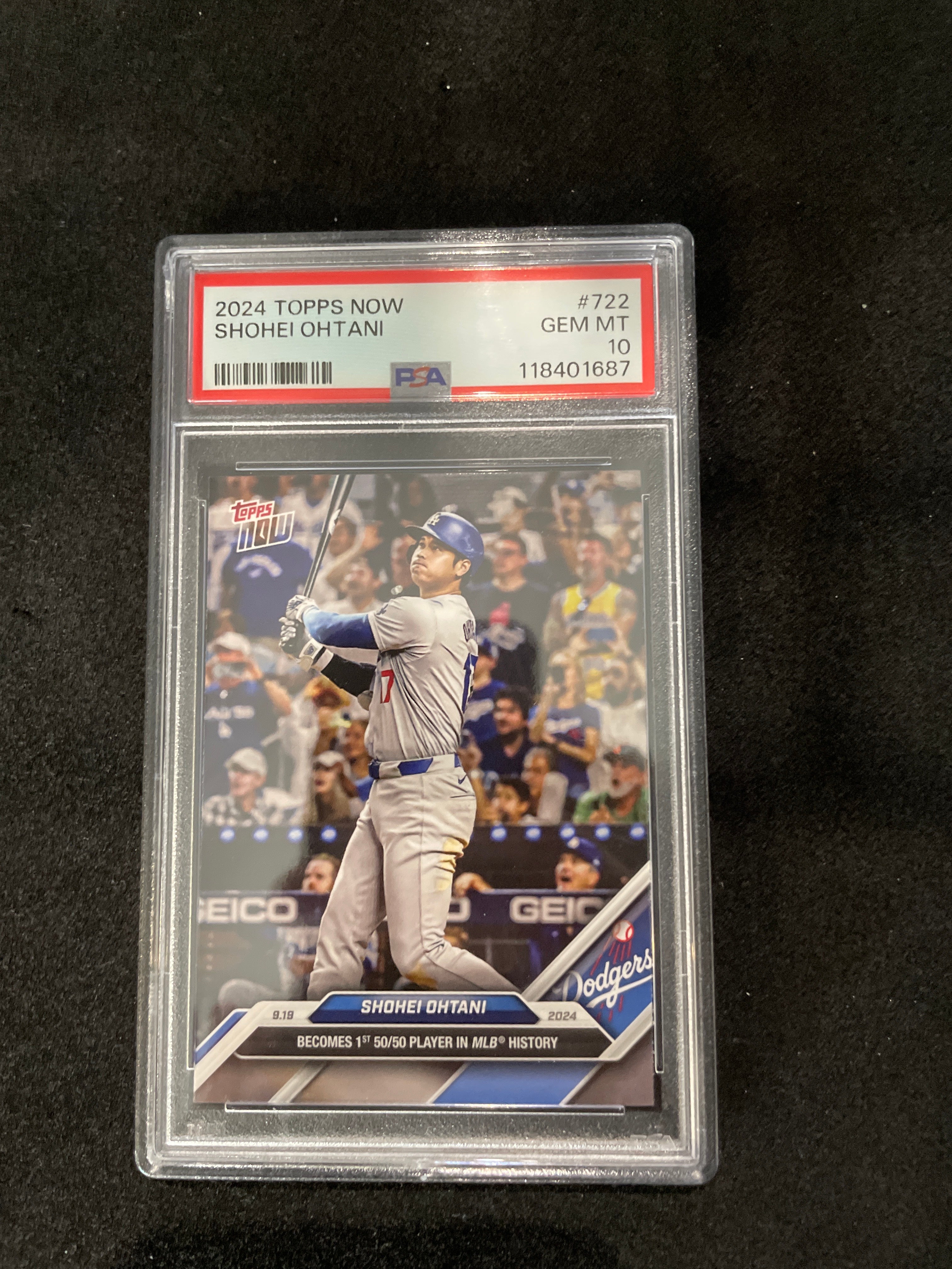 2024 Topps Now Shohei Ohtani #722 PSA GEM MT 10