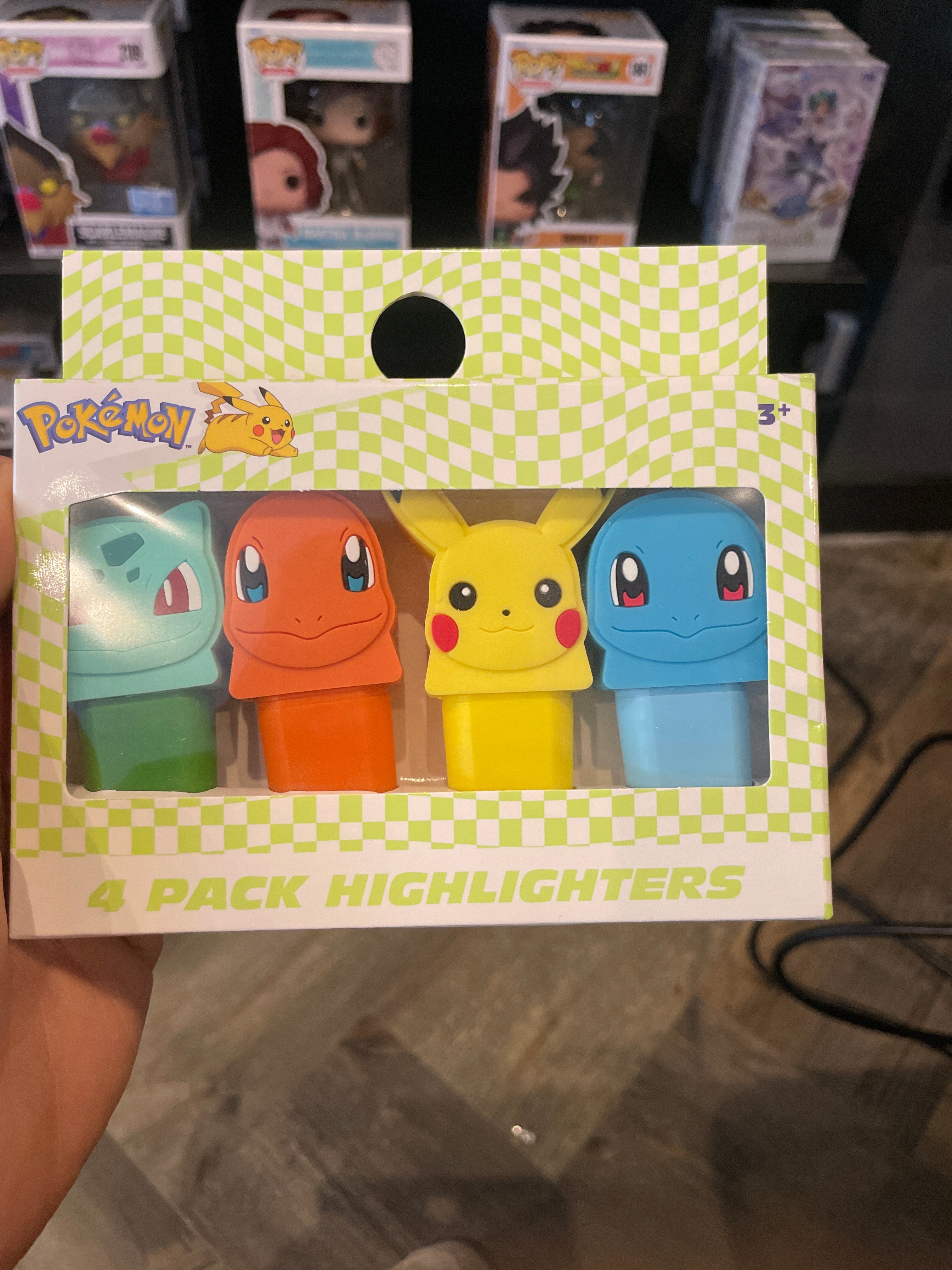 4pk Pokémon Highlighters Starters