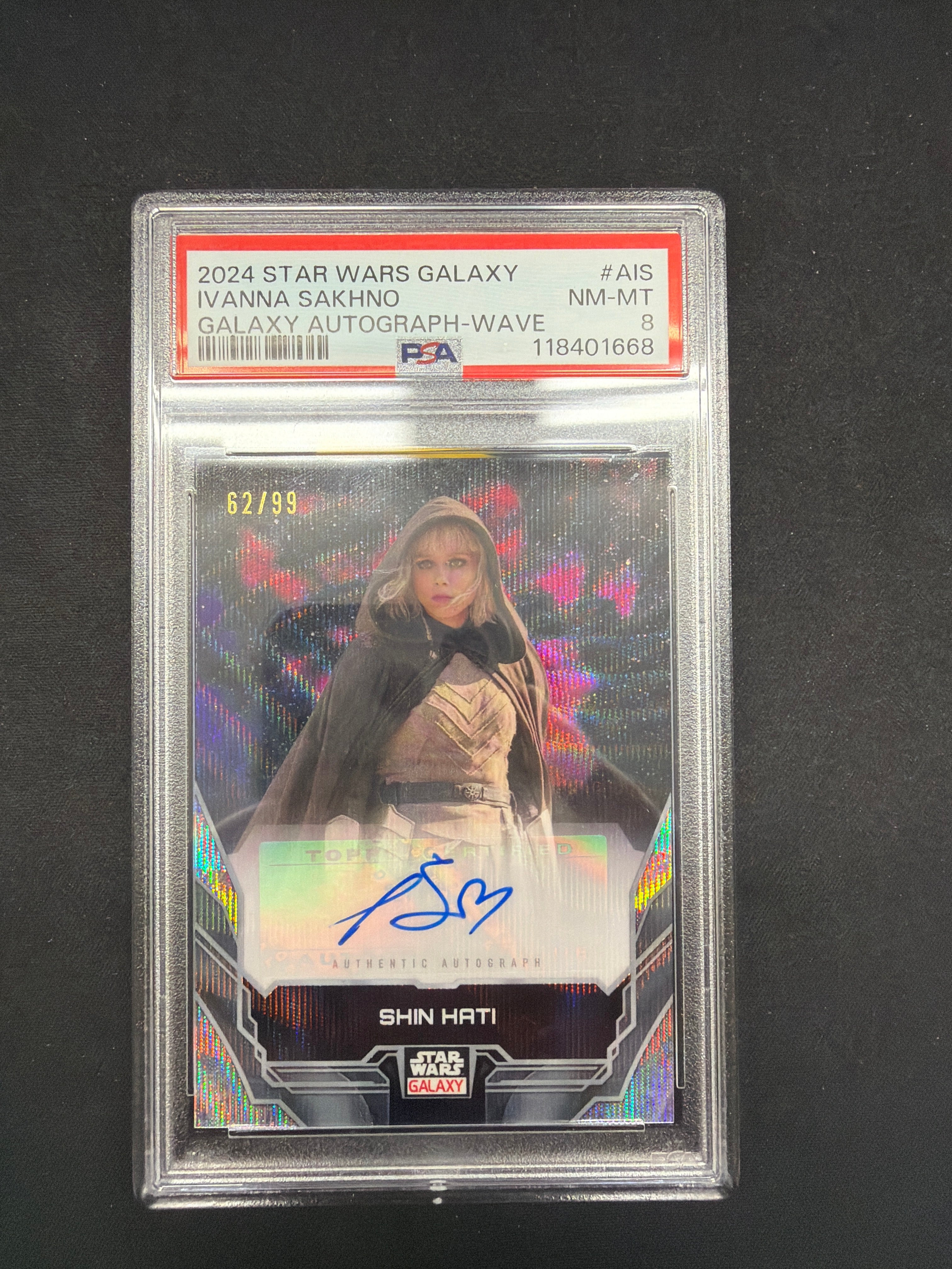 2024 Star Wars Galaxy Ivanna Sakhno Galaxy Autograph-Wave NM-MT 8 /99