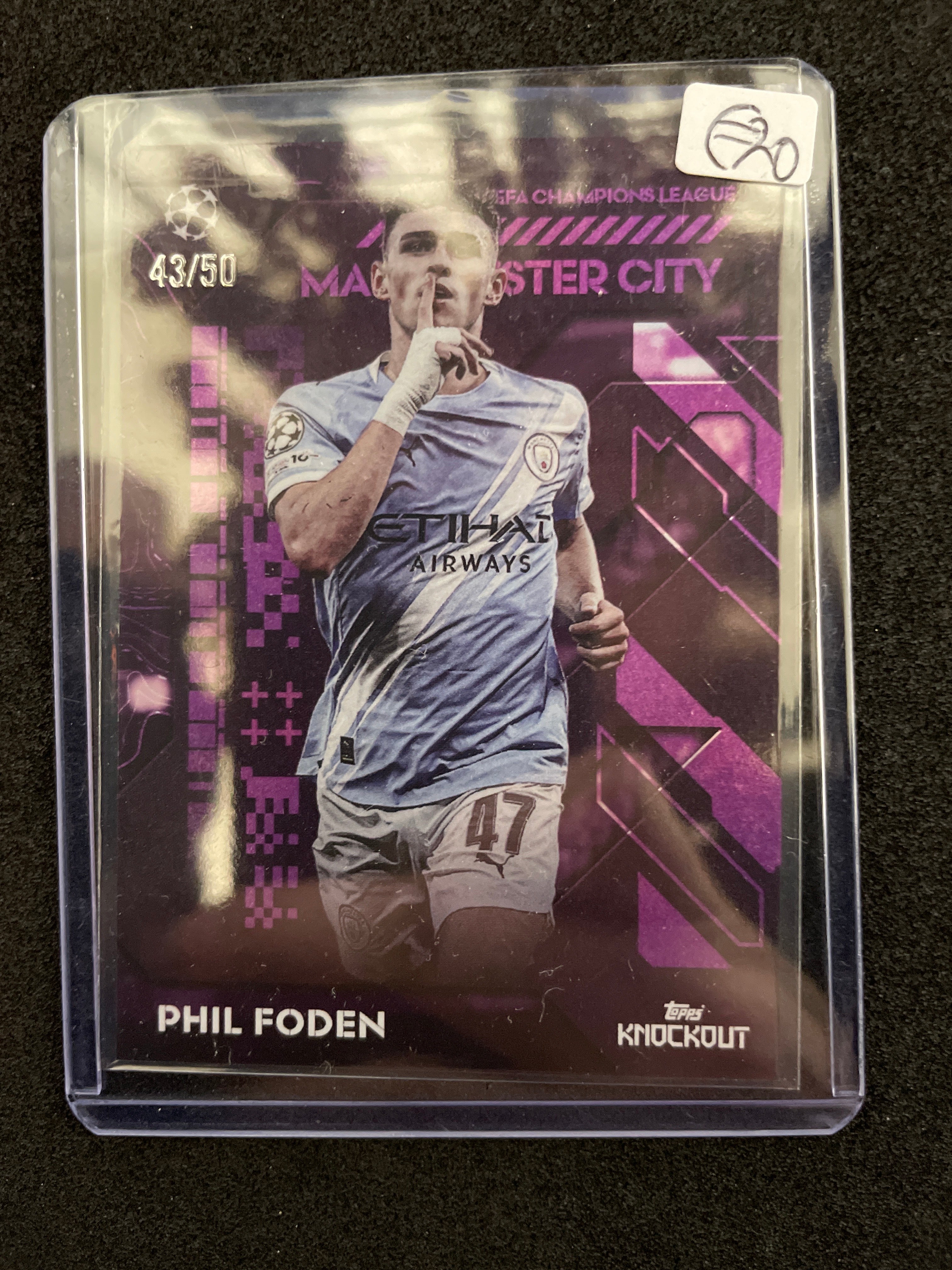 Topps UEFA Club Competitions Knockout 2025/26 Phil Foden /50