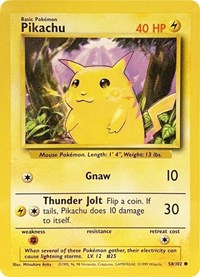 Pikachu (BS 058/102)