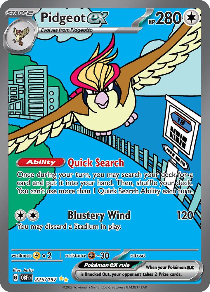 Pidgeot ex - 225/197 (OBF 225/197)