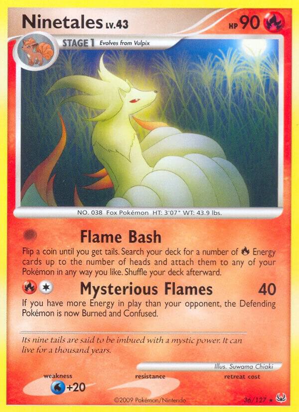 Ninetales (PL 36/127)(reverse holo)