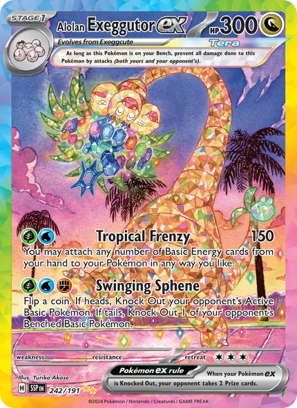 Alolan Exeggutor ex - 242/191 (SSP 242/191)