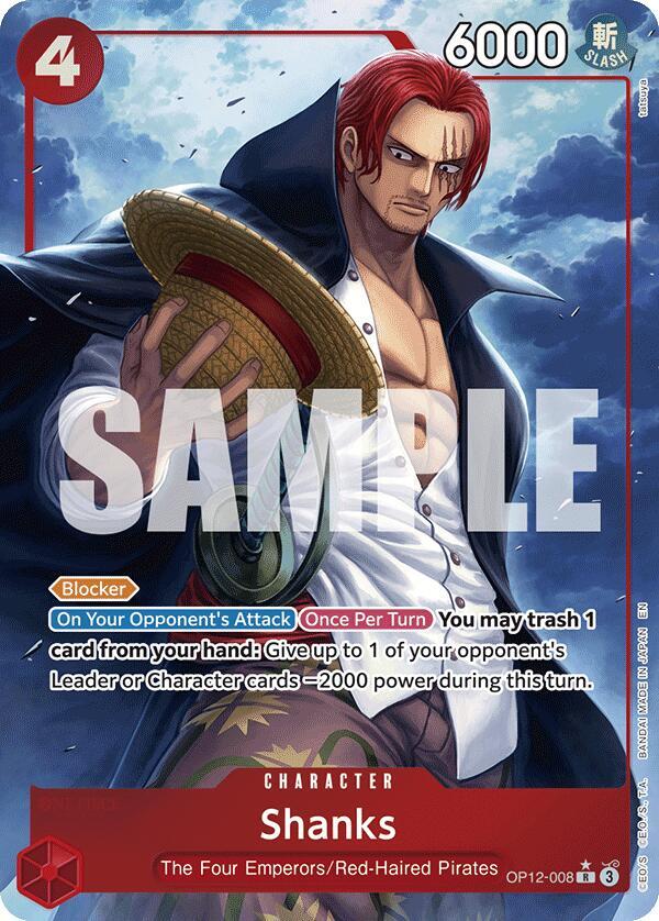 Shanks (008) (Alternate Art) (OP12 OP12-008)