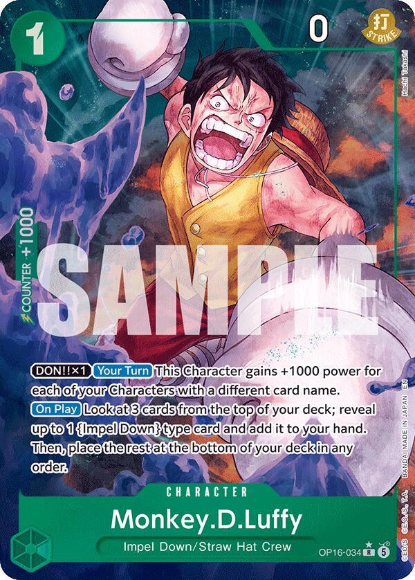 Monkey.D.Luffy (034) (Alternate Art) (OP16 OP16-034)