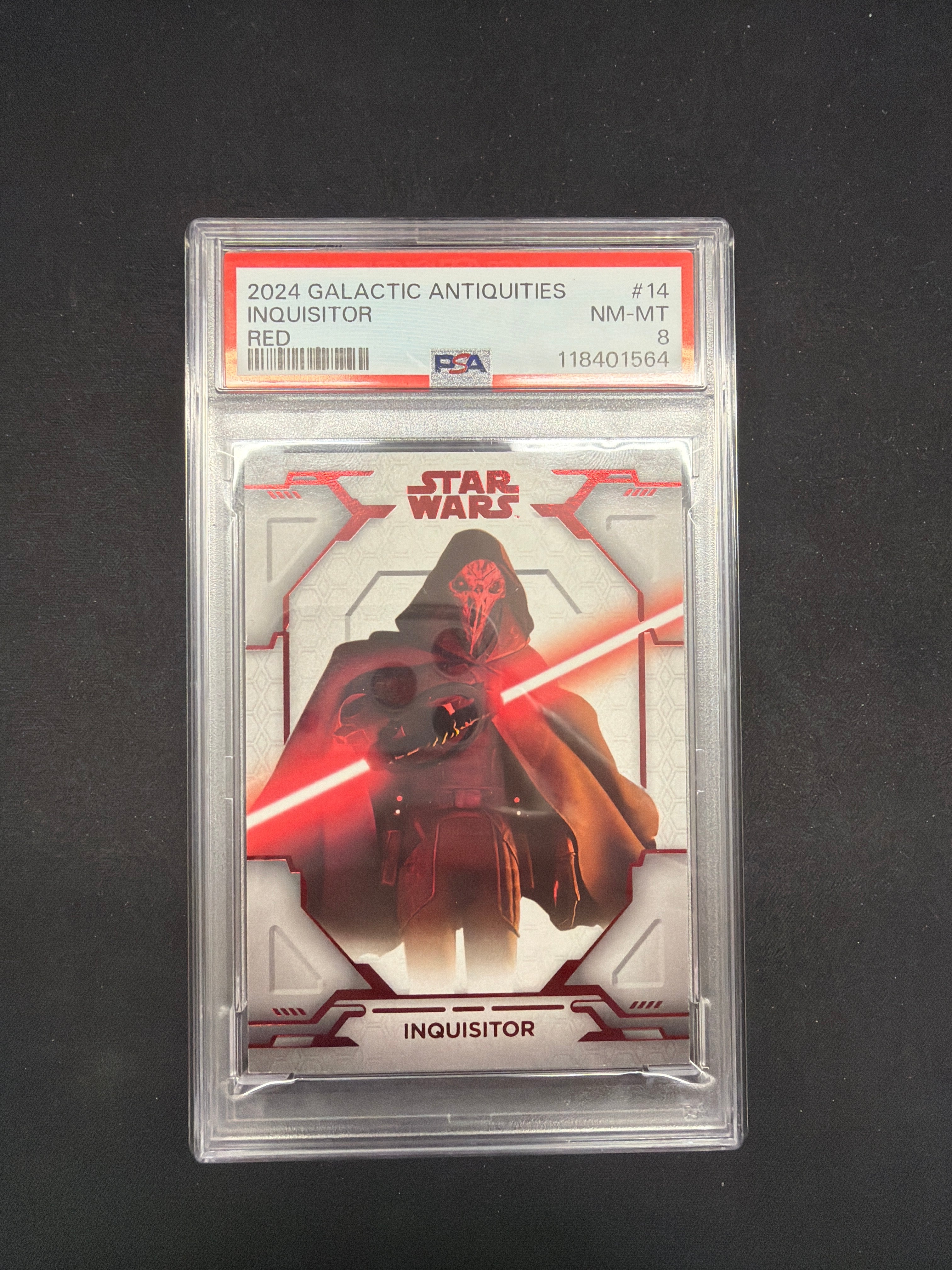 2024 Galactic Antiquities Inquisitor Red PSA NM-MT 8 /10