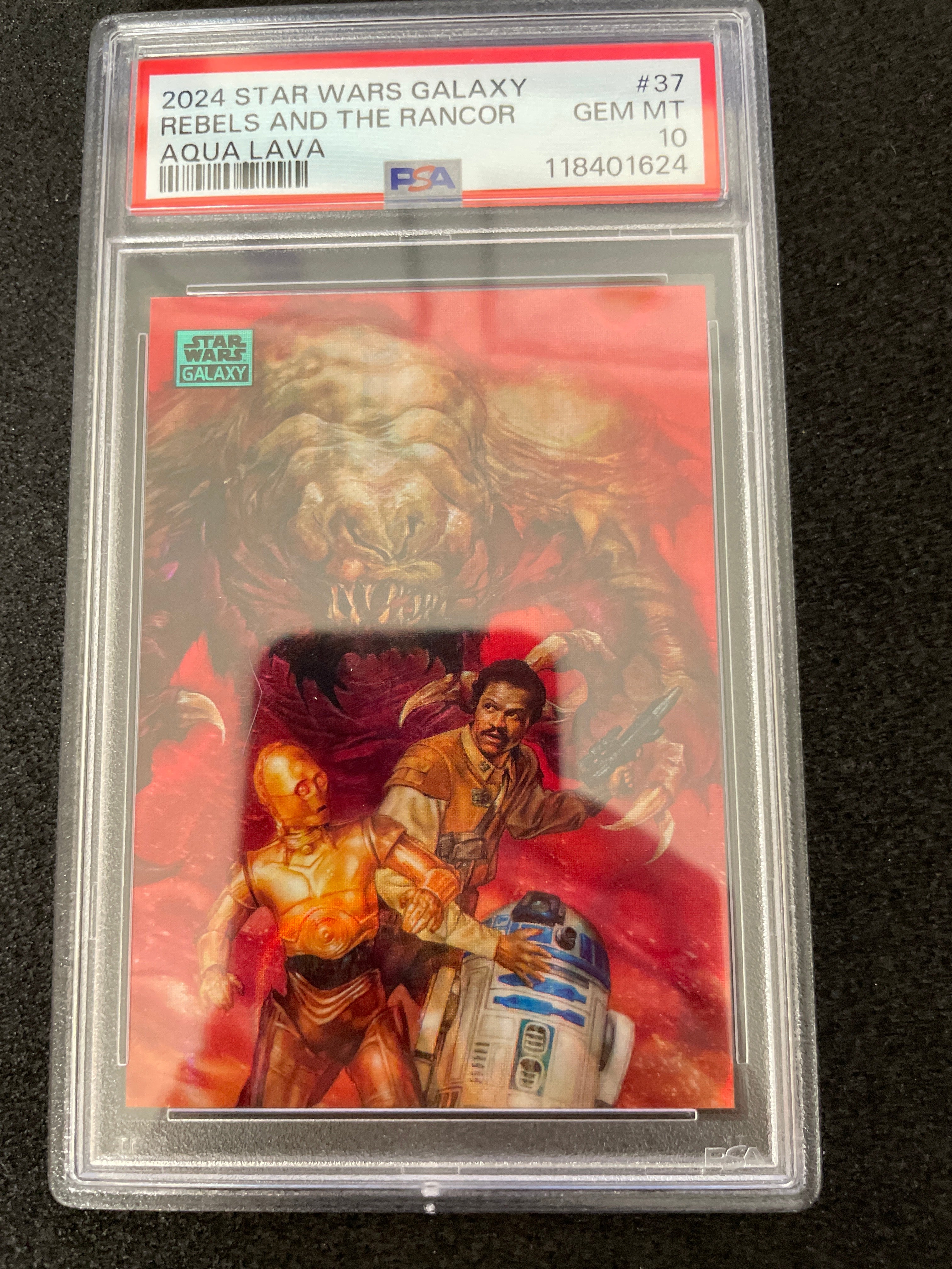 2024 Star Wars Galaxy Rebels and the Rancor Aqua Lava GEM MINT PSA 10 /175