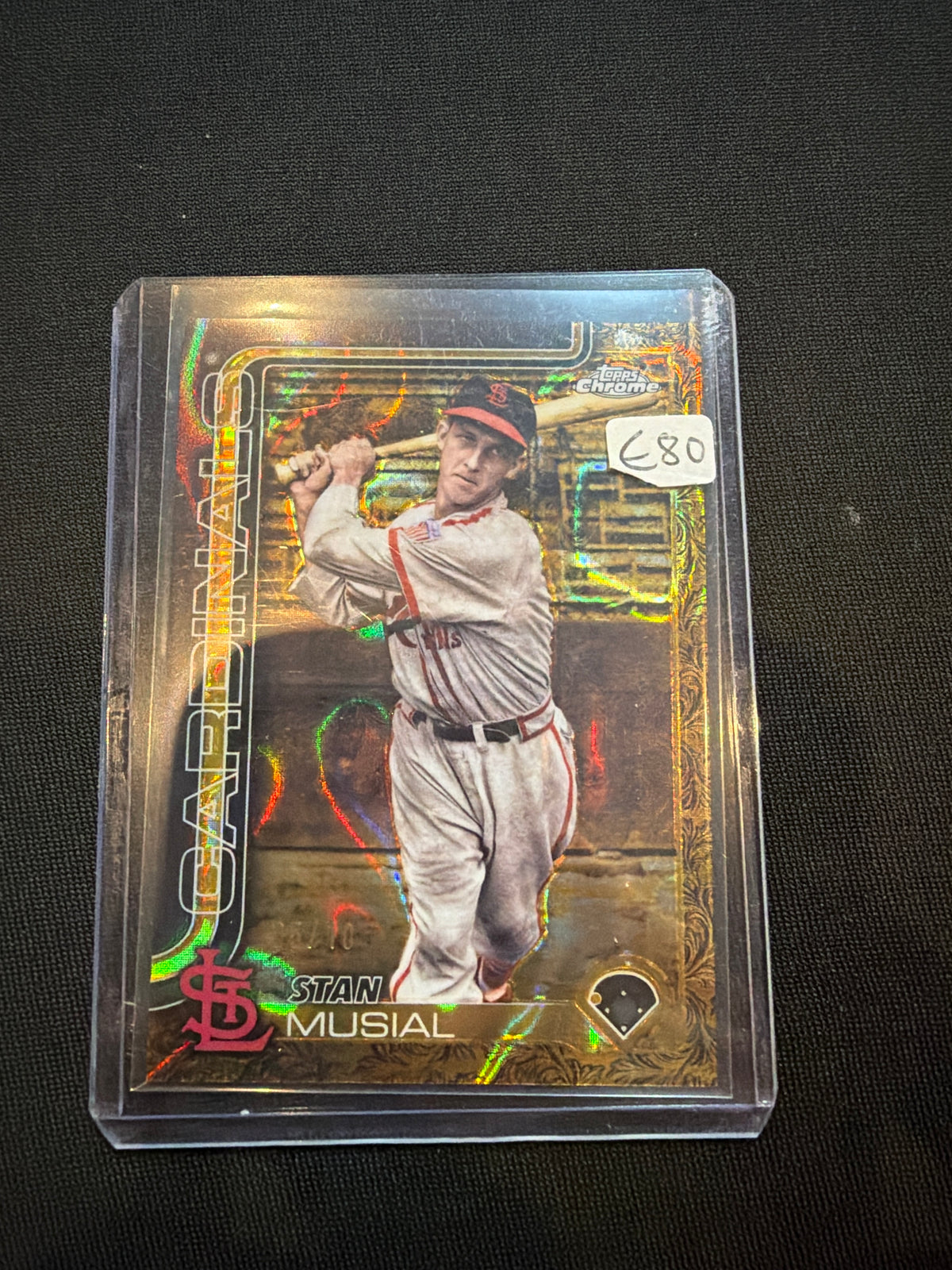 2025 Topps Chrome Gilded Collection Stan Musal /10