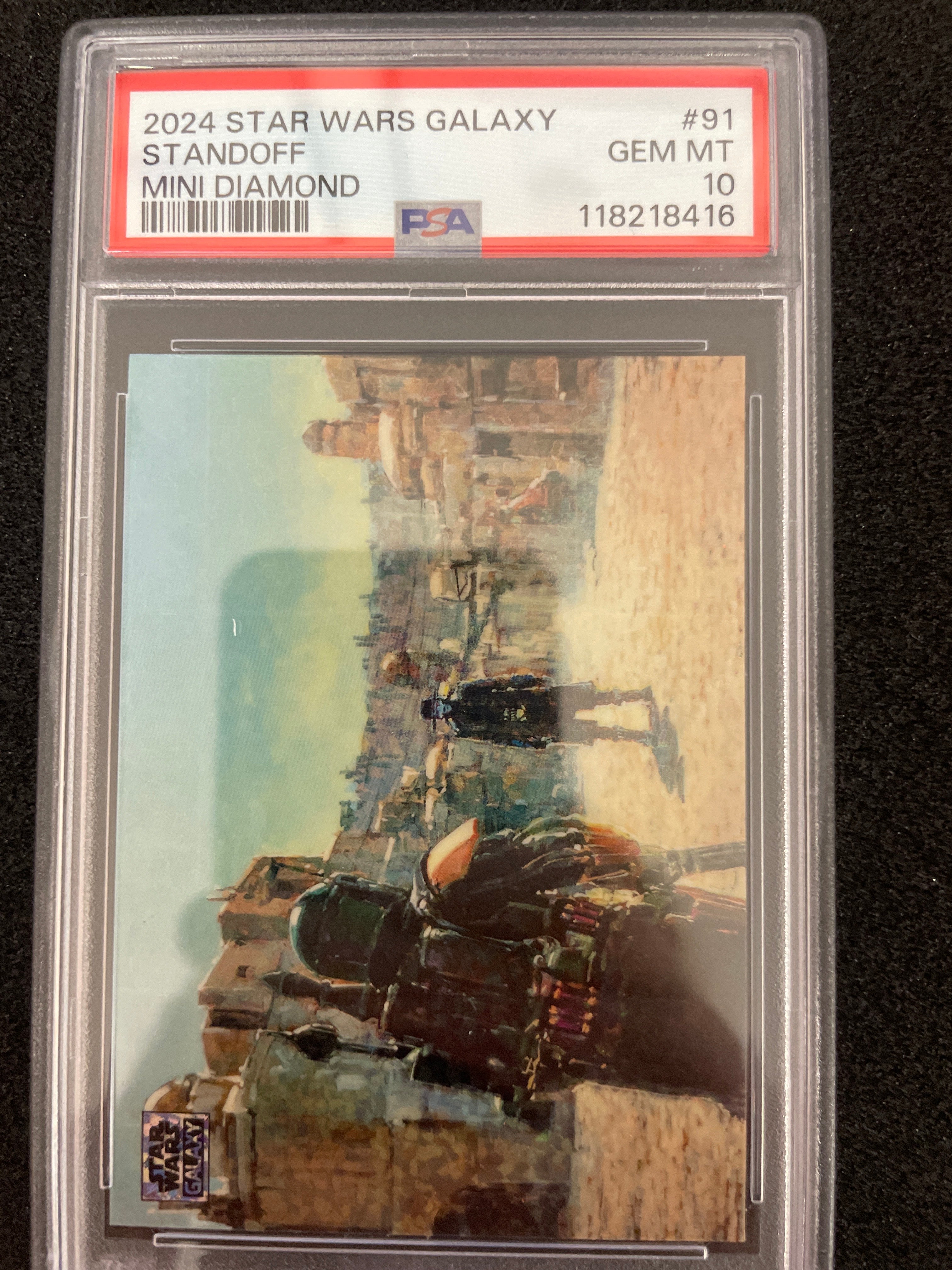 2024 Star Wars Galaxy Standoff Mini Diamond Gem Mint PSA 10