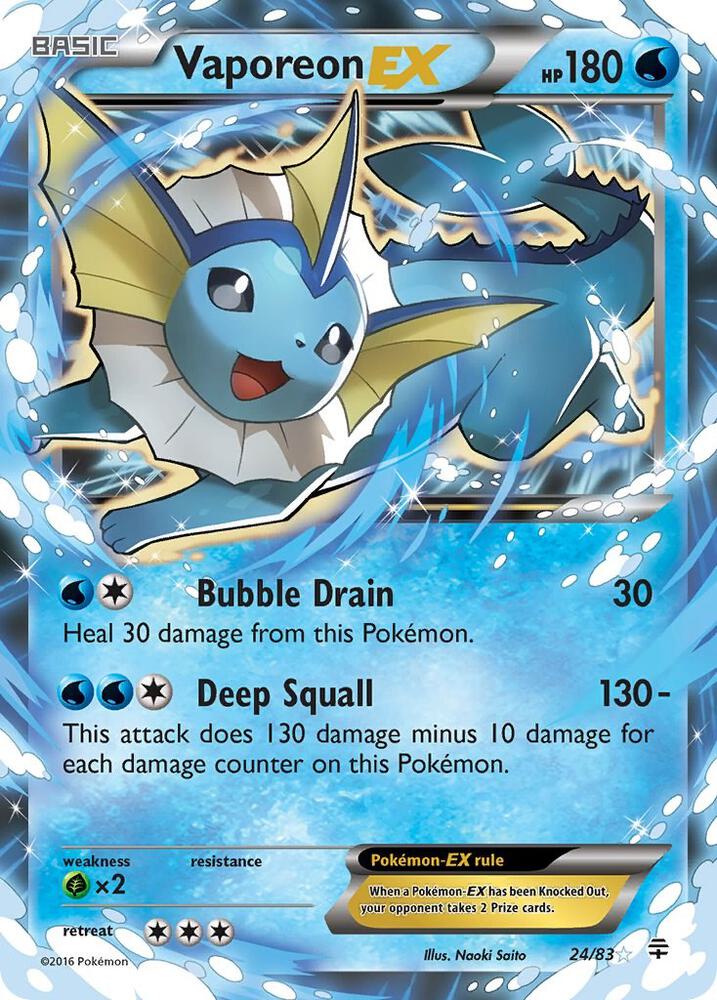 Vaporeon EX (GEN 24/83)
