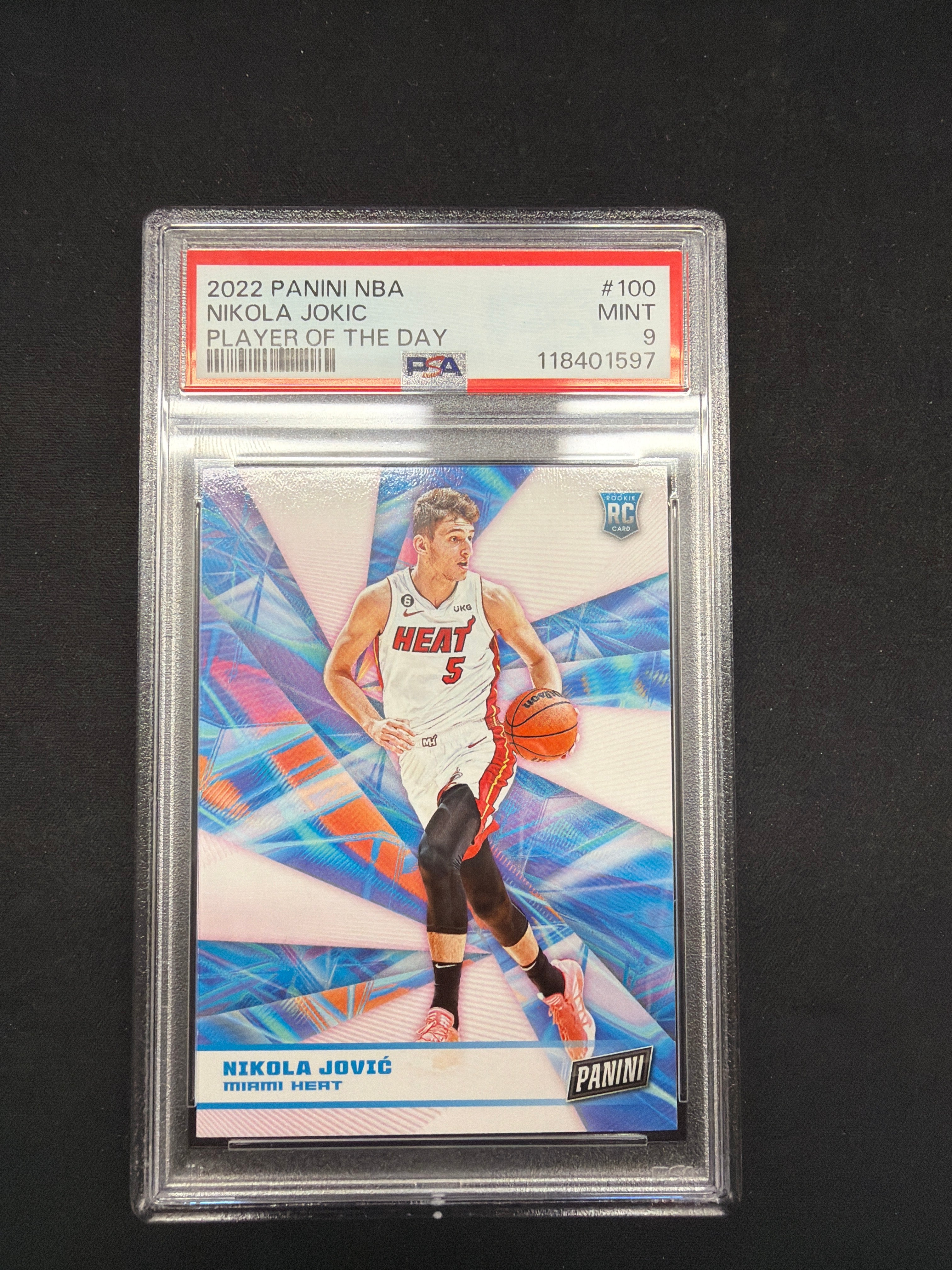 2022 Panini NBA Nikola Jokic Player Of The Day PSA MINT 9
