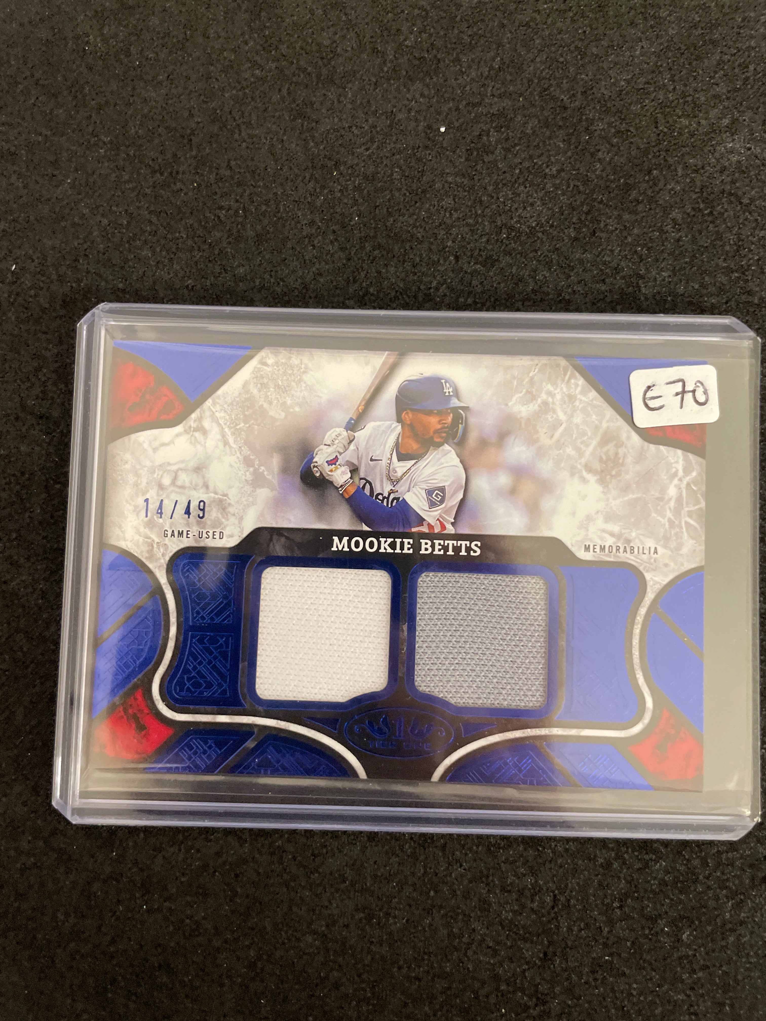 2025 Topps Tier One Baseball Mookie Betts Relic /49
