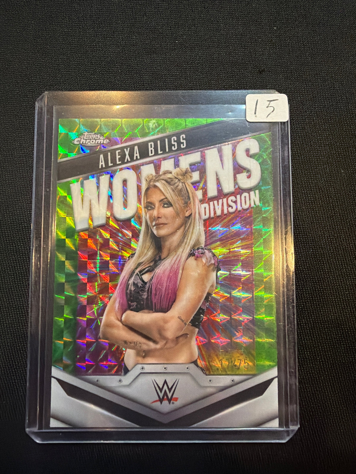 2025 Topps Chrome WWE Alexa Bliss Geometric /75