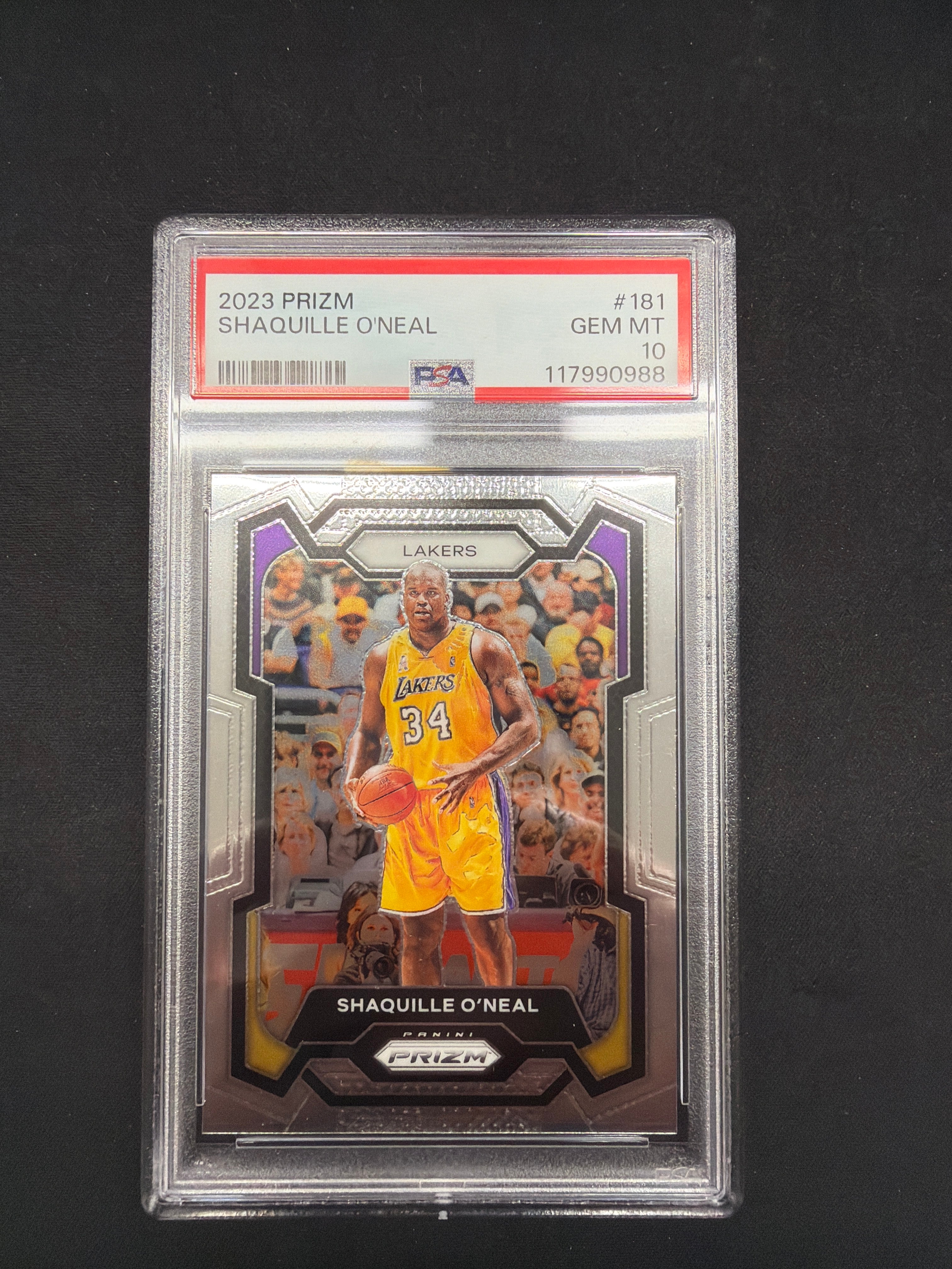 2023 Prizm Shaquille O’Neal PSA GEM MT 10