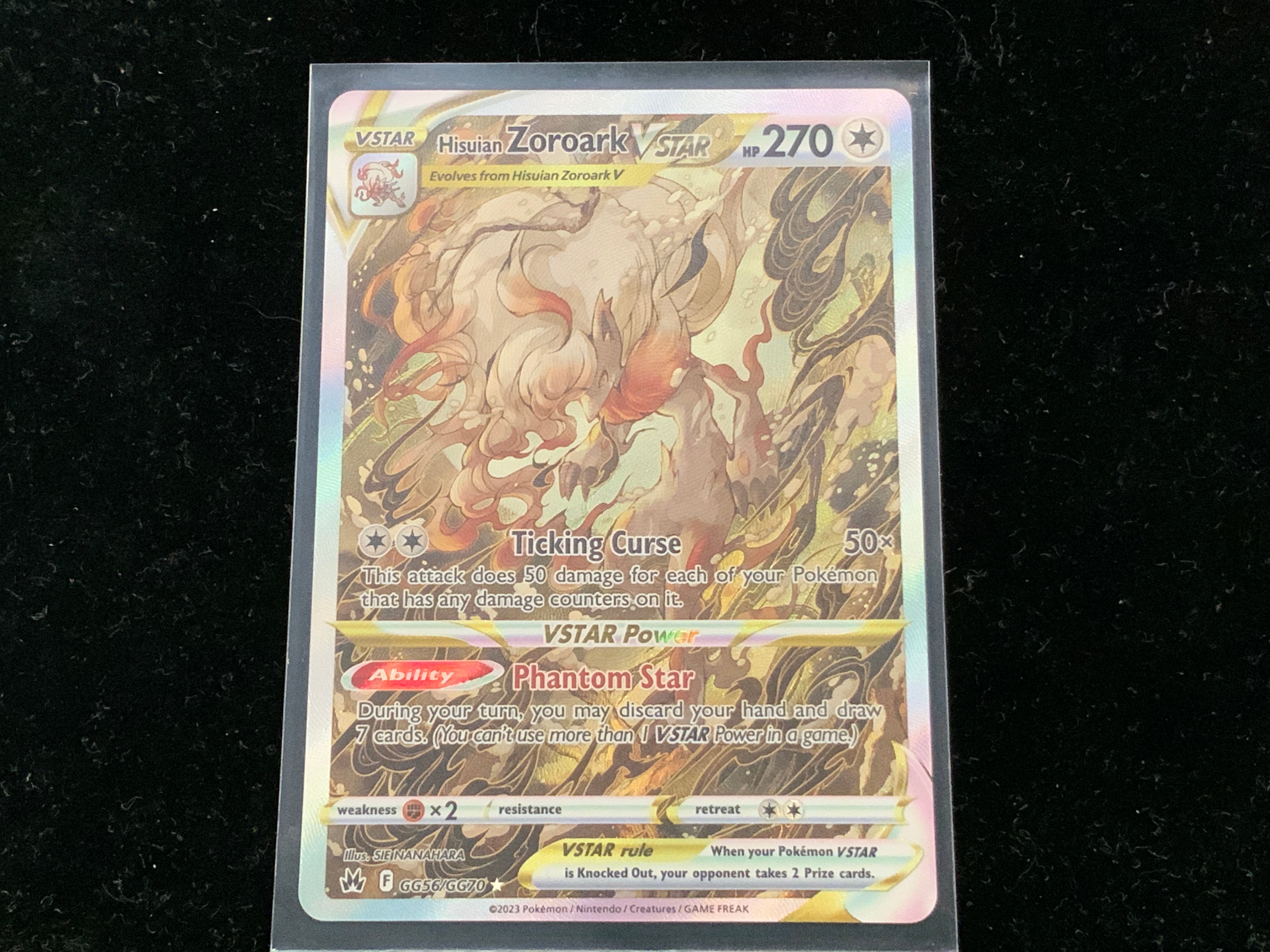 Hisuian Zoroark Vstar GG56/GG70