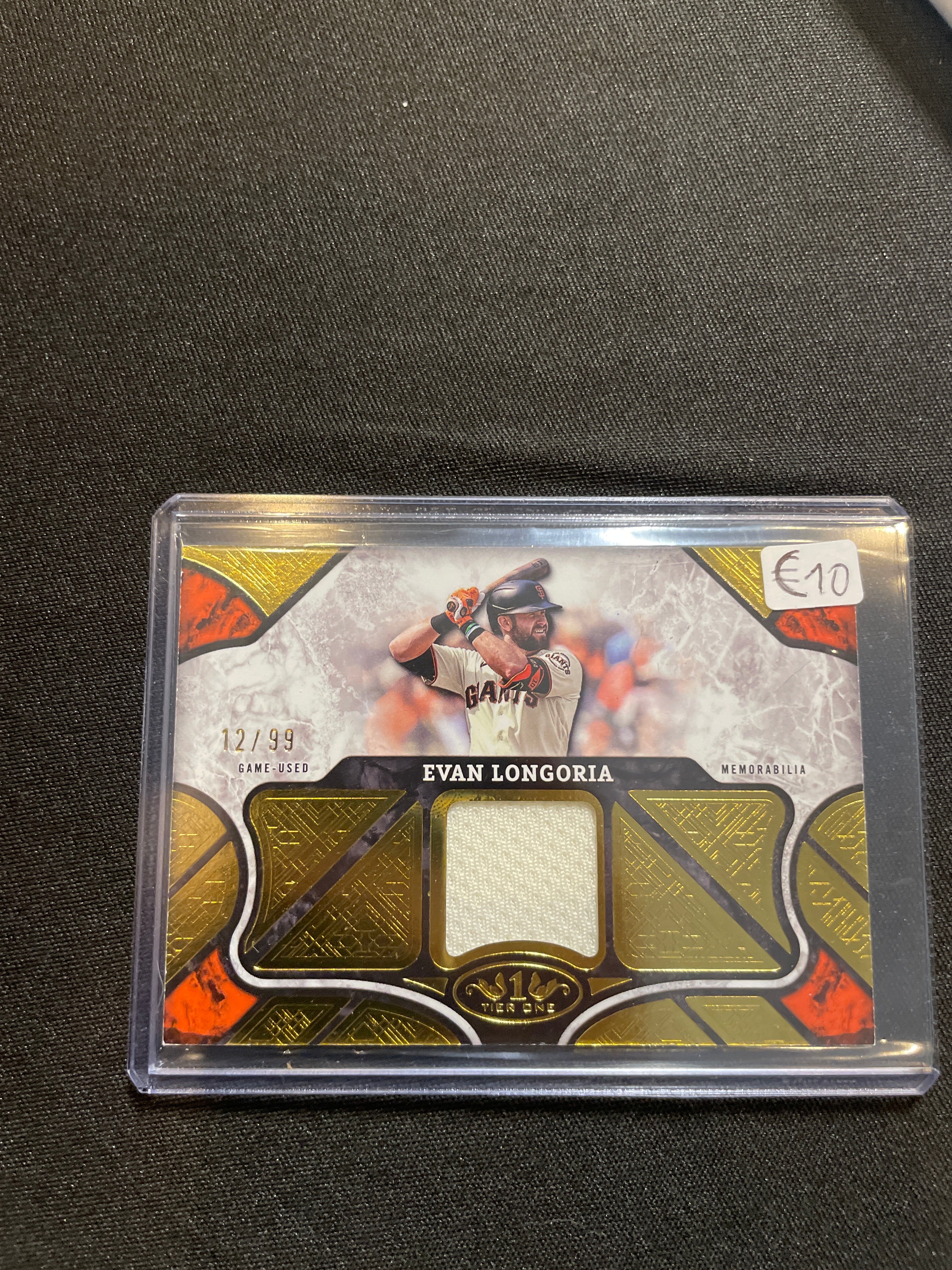 2025 Topps Tier One Baseball Evan Longoria Relic /98