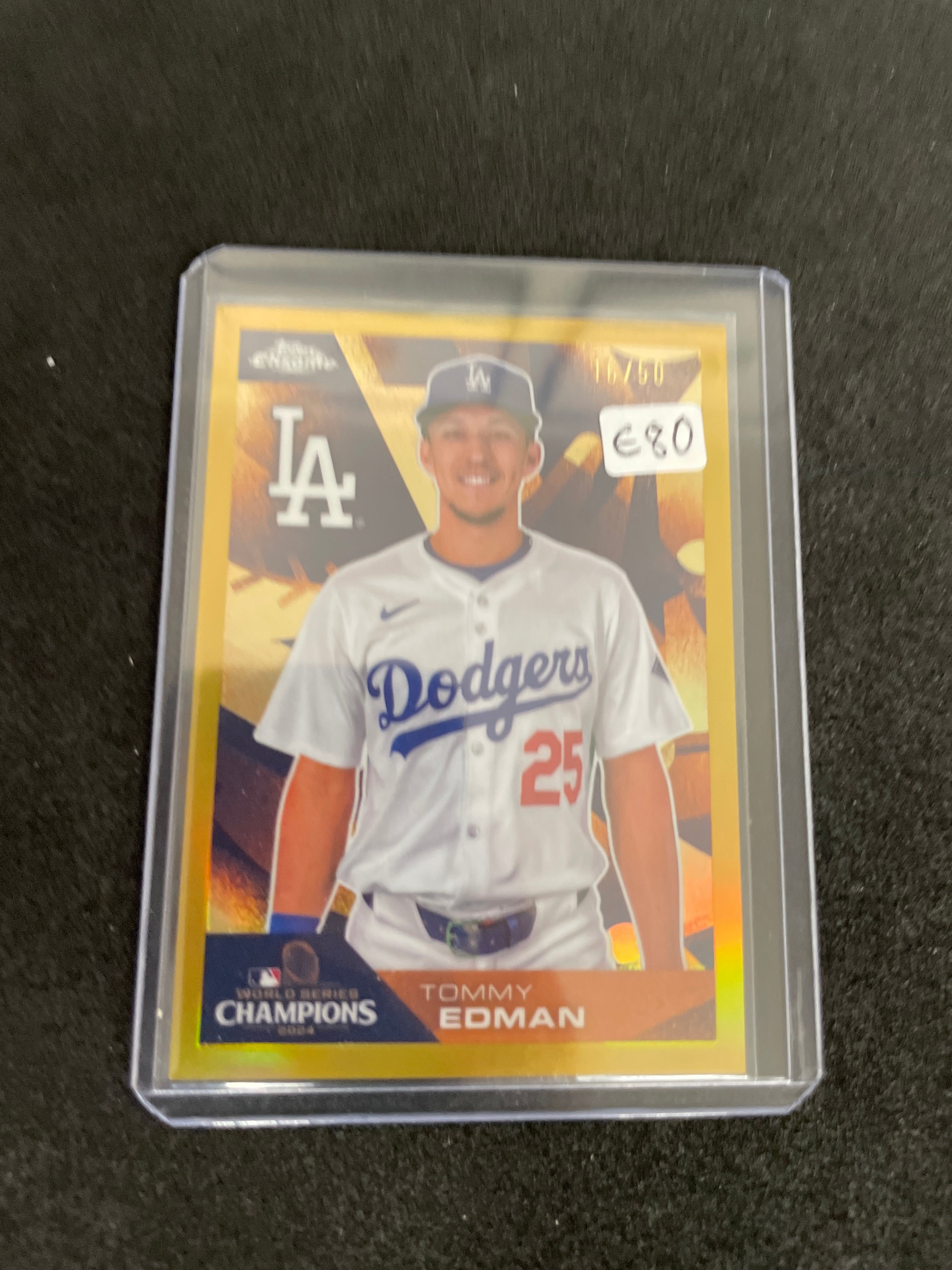 Topps Chrome World Series Champions 2024 Tommy Edman /50
