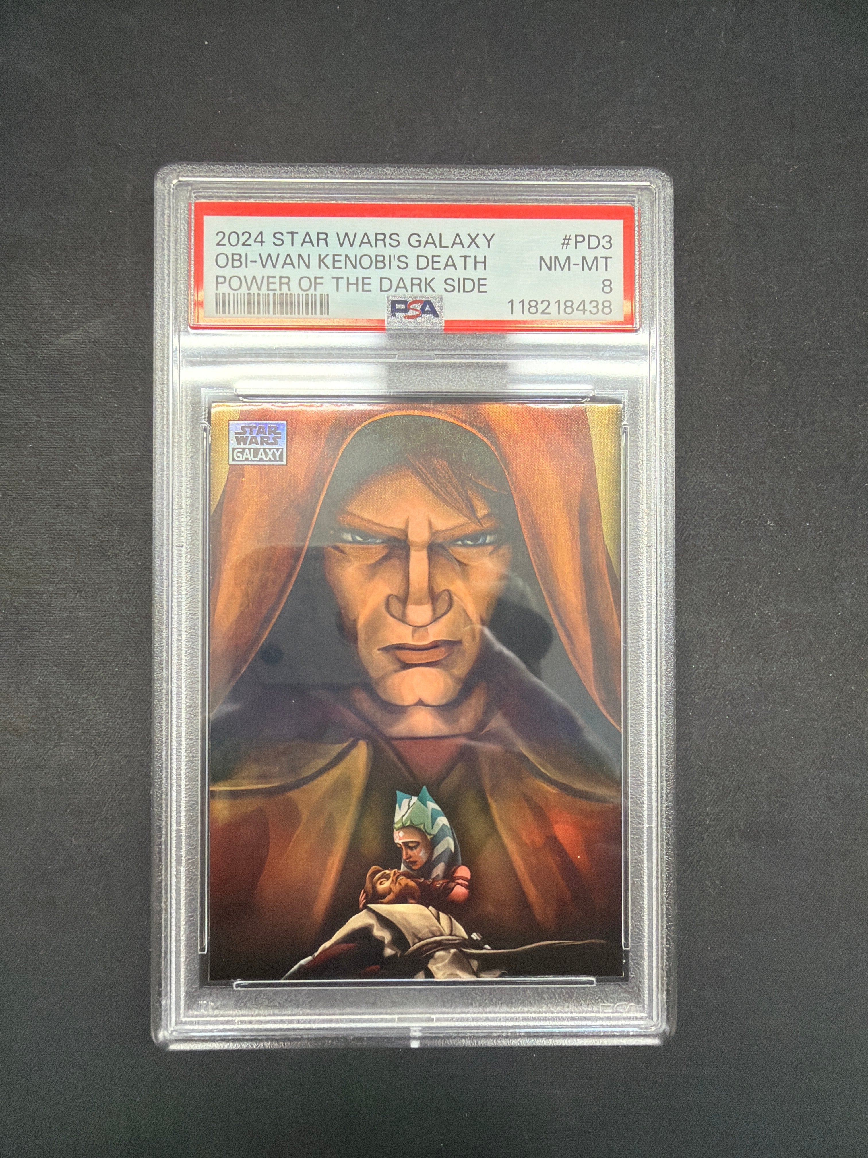 2024 Star Wars Galaxy OBI-WAN Kenobi’s Death Power Of The Dark Side PSA NM-MT 8