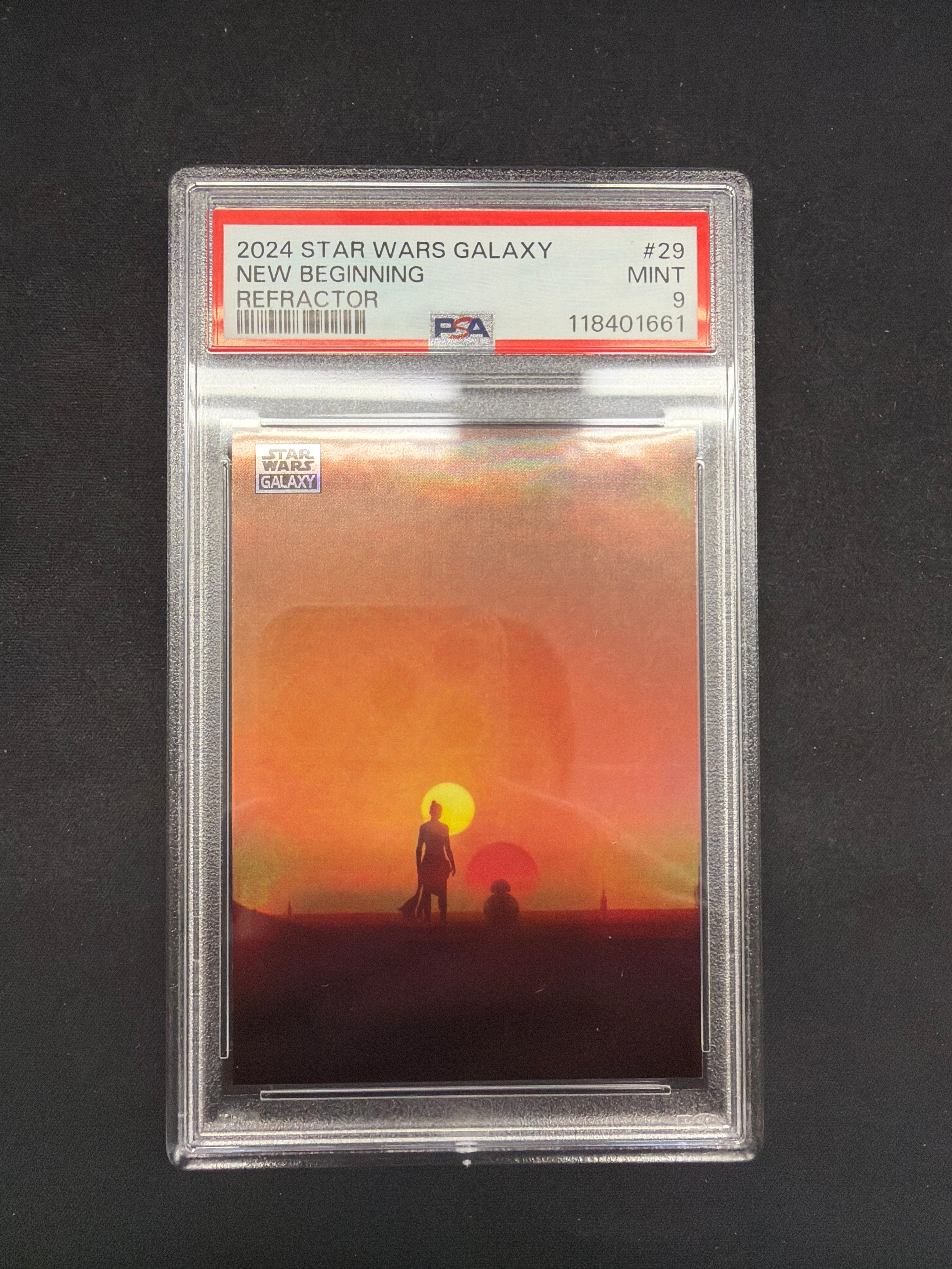 2024 Star Wars Galaxy New Beginning Refractor PSA MINT 9