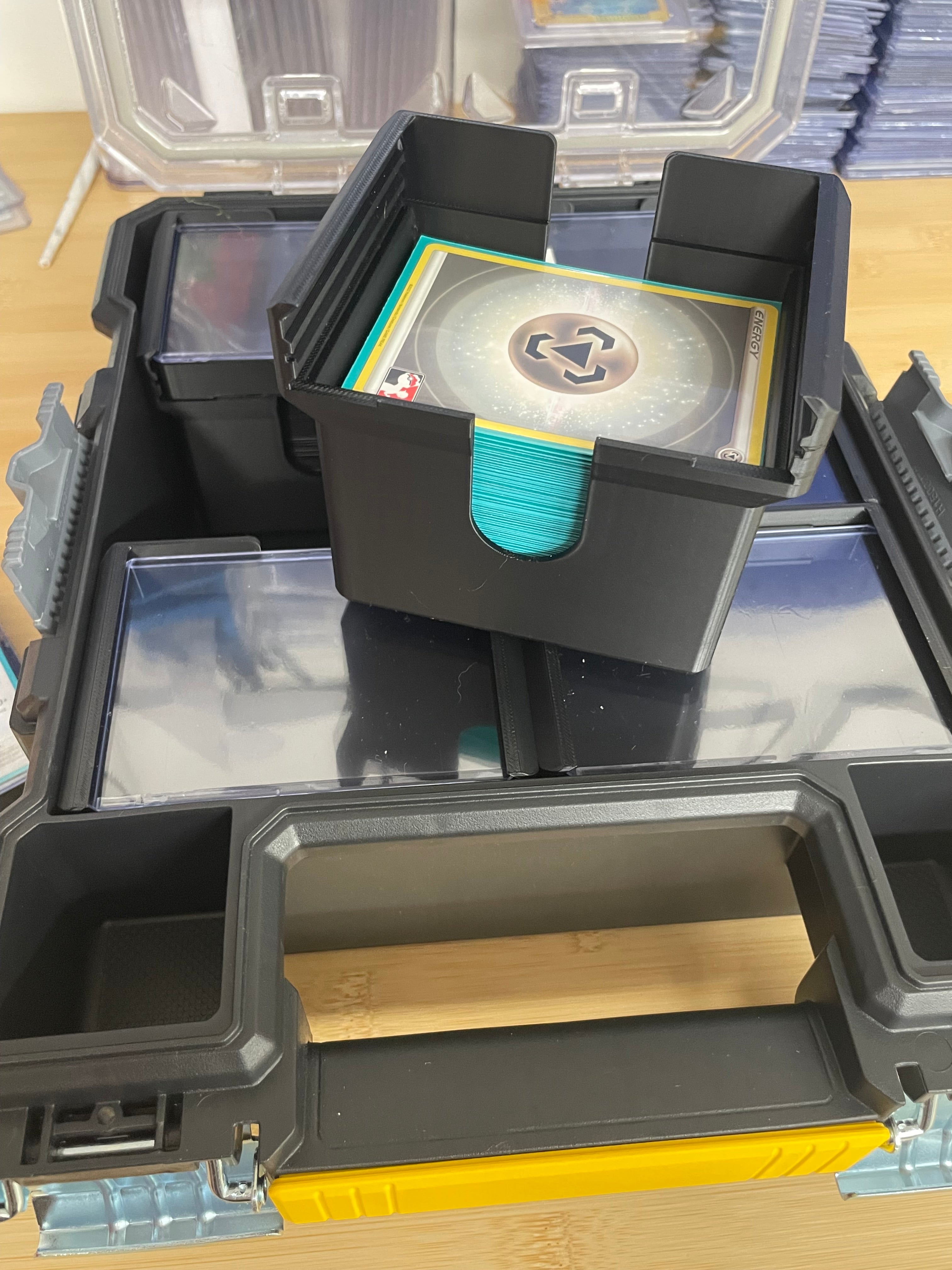 deck box travel case for 6 deck boxes