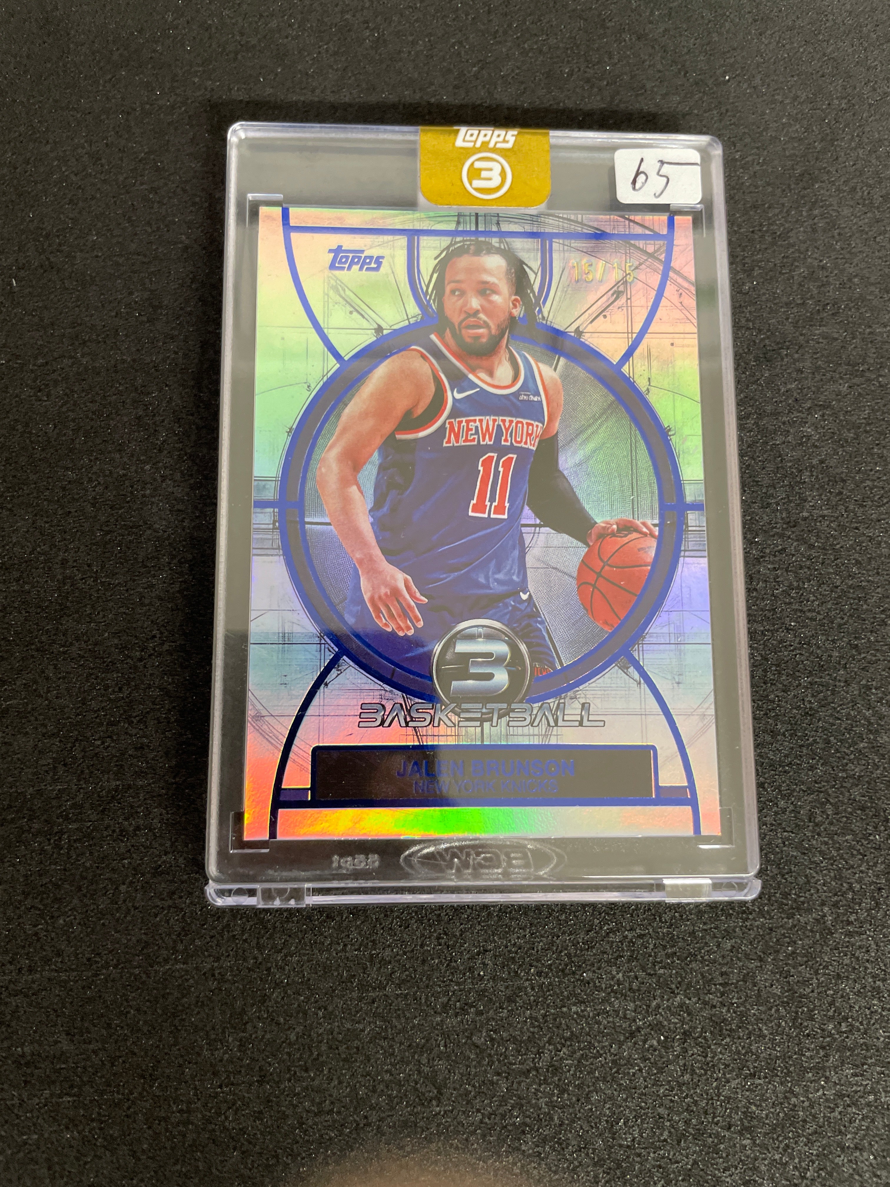 2025-26 Topps 3 Basketball Jalen Brunson /15