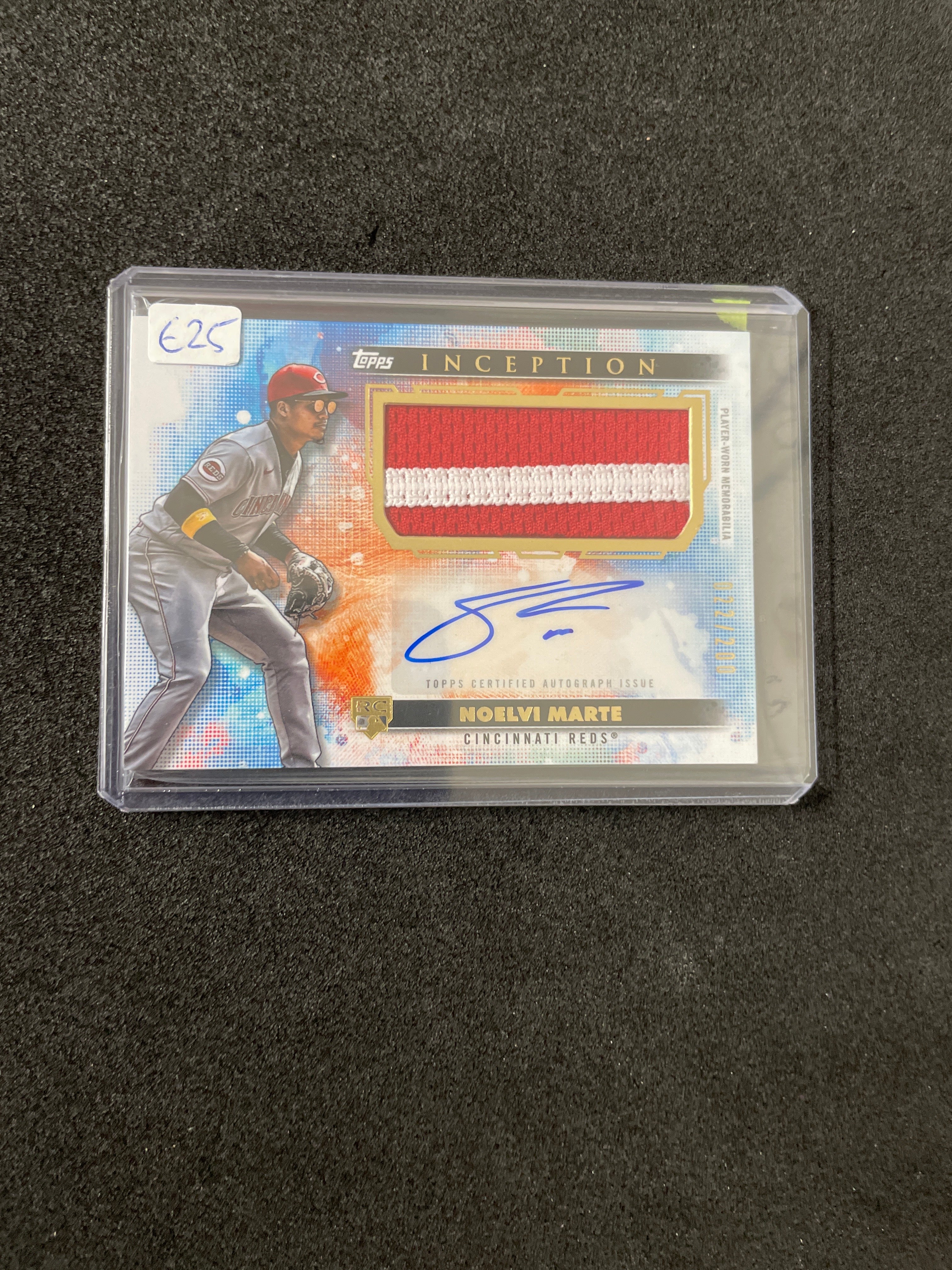 2024 Topps Inception Baseball Noelvi Narte Relic Autograph /200