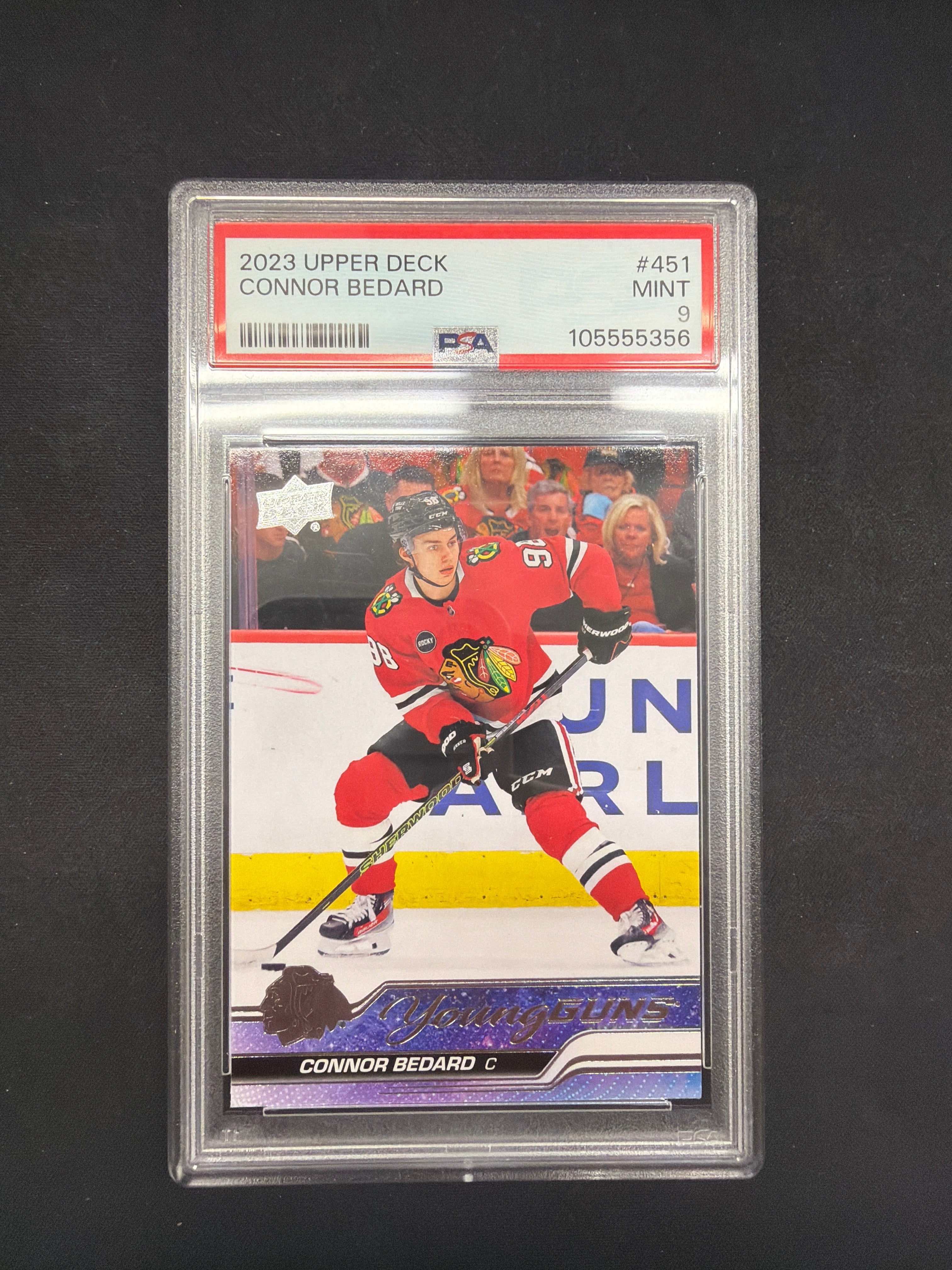 2023 Upper Deck Connor Bedard PSA MINT 9