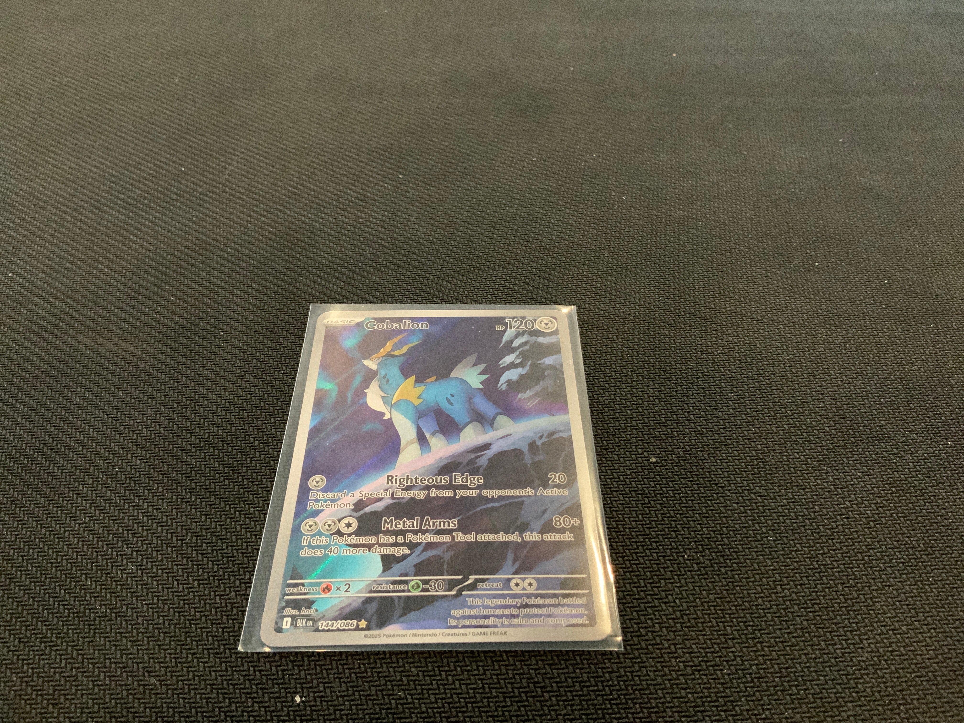 Pokemon BLK Cobalion 144/086