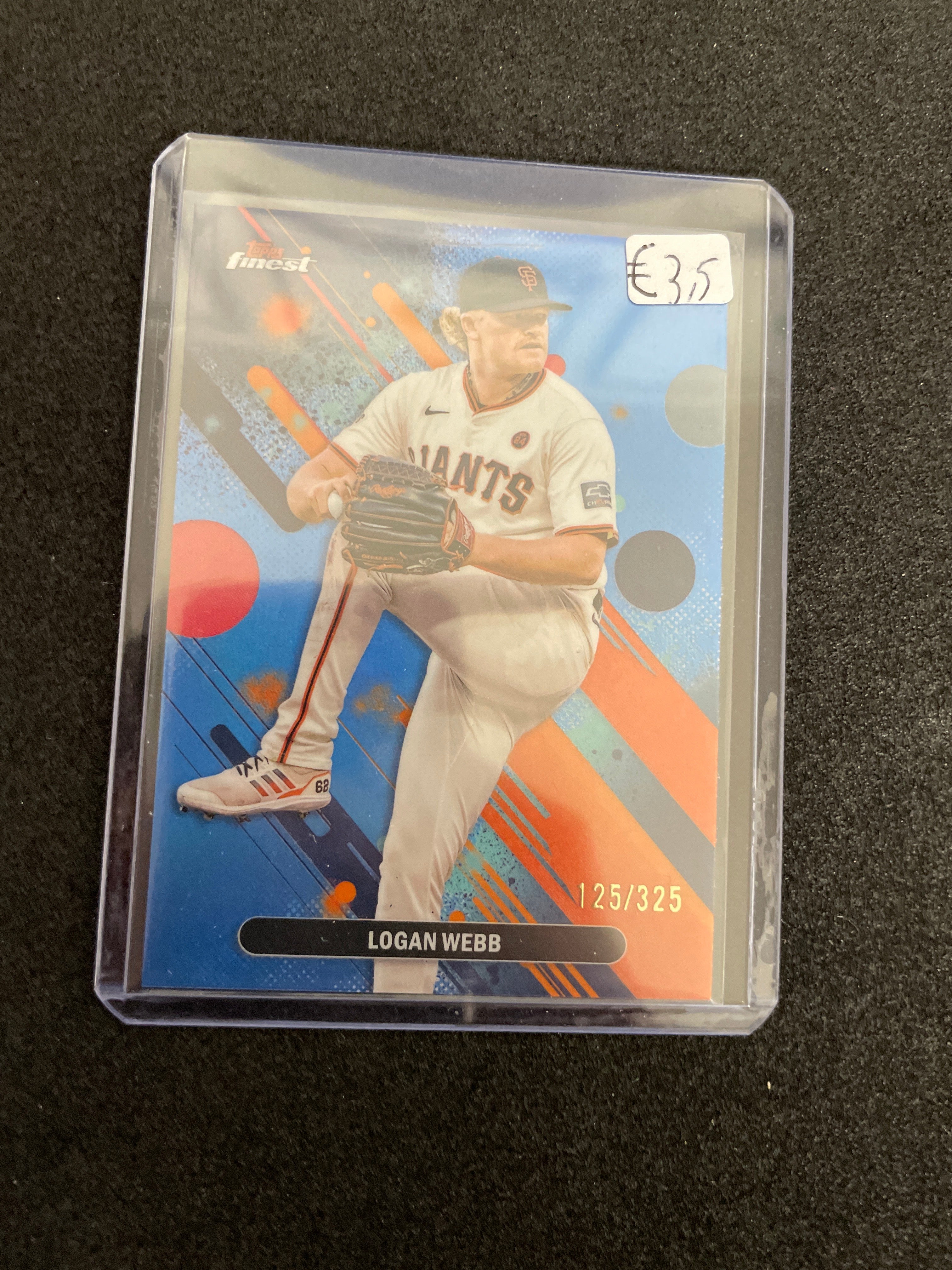 2025 Topps Finest Logan Webb /325