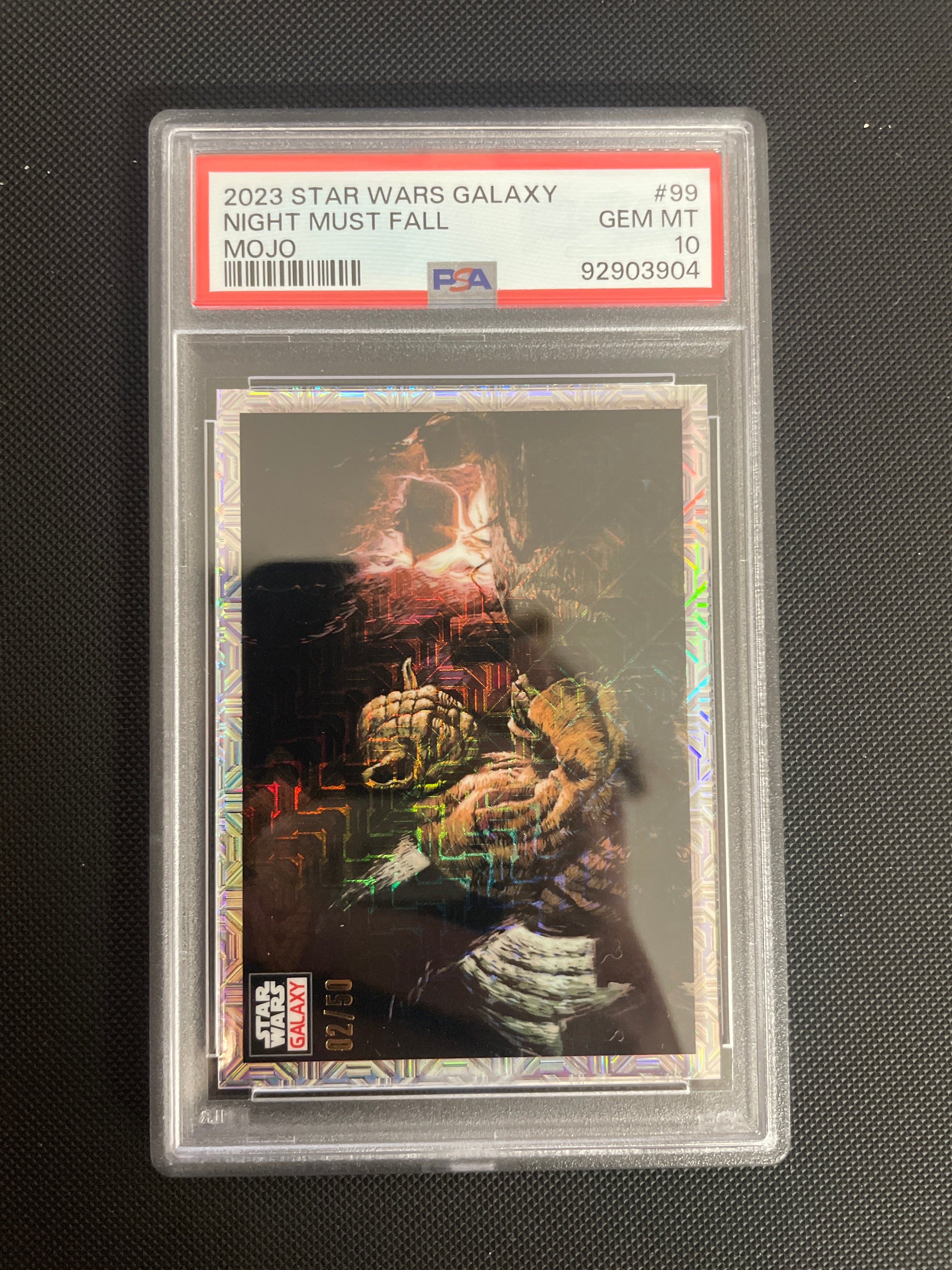 2023 STAR WARS GALAXY NIGHT MUST FALL MOJO PSA 10